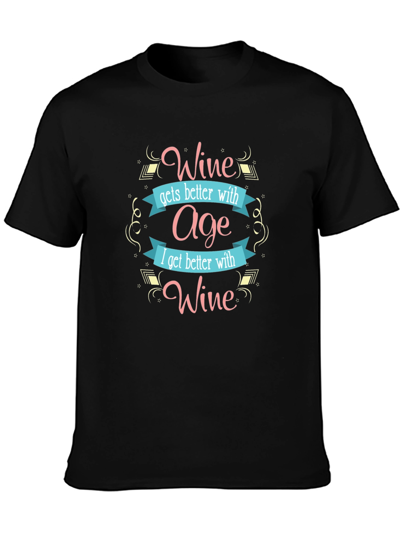 Wine Gets Better with Age Graphic Tee