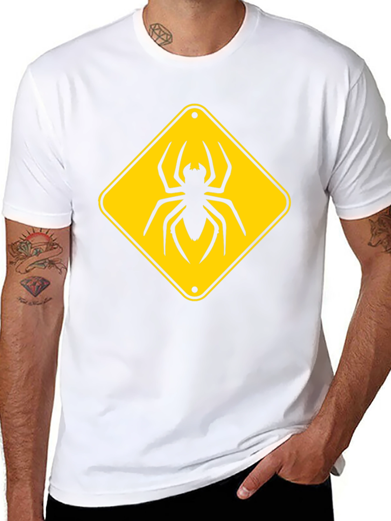 Warning: Spider Crossing T-Shirt