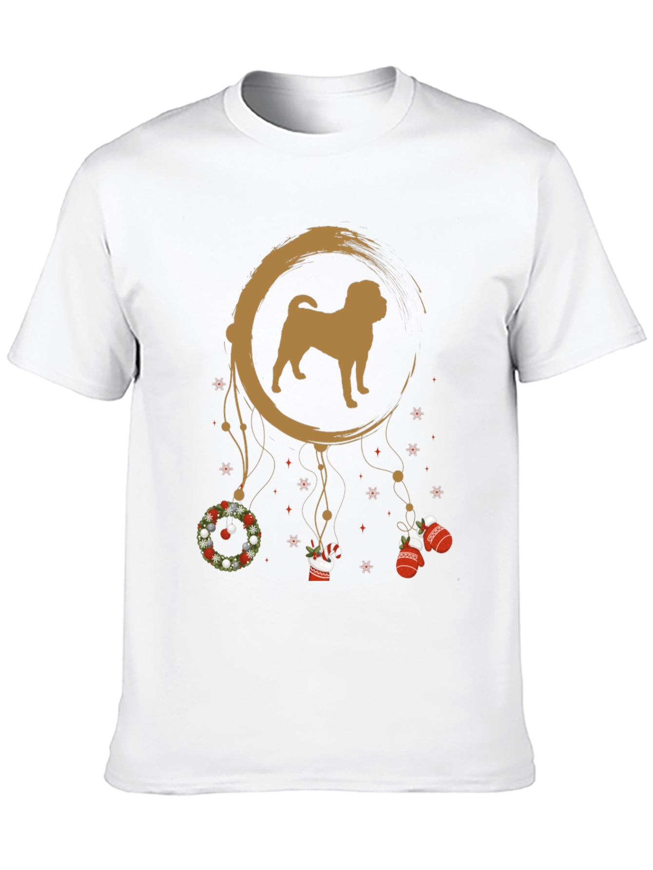 Christmas Dog Dreamcatcher T-Shirt