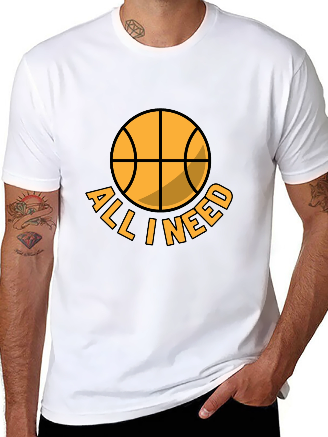 Basketball Graphic Tee - All I Need T-Shirt