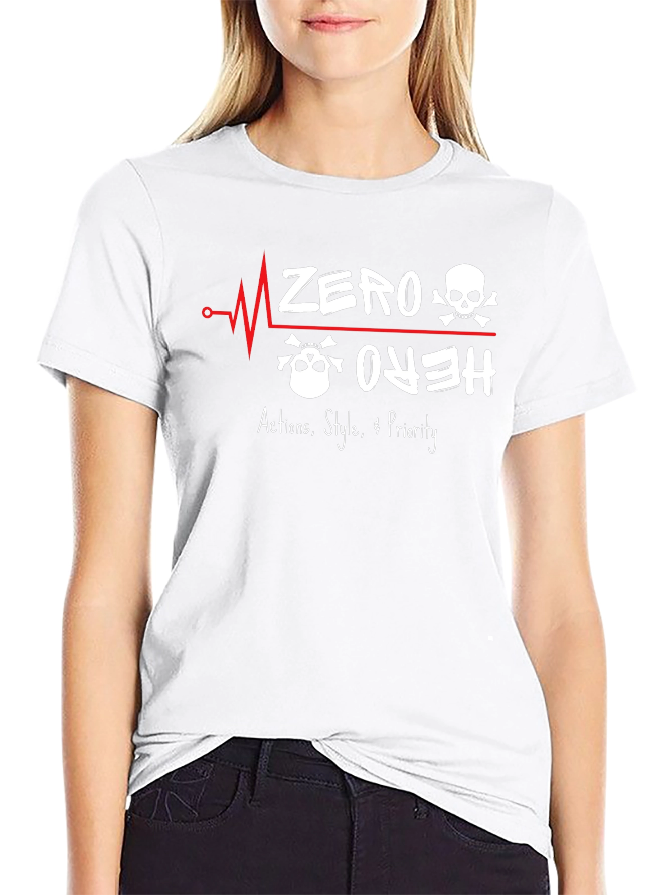 Zero Ouch Hero T-Shirt - Funny Graphic Tee