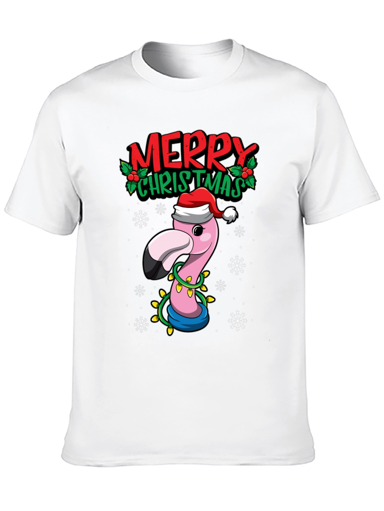 Christmas Flamingo T-Shirt: Festive Holiday Tee