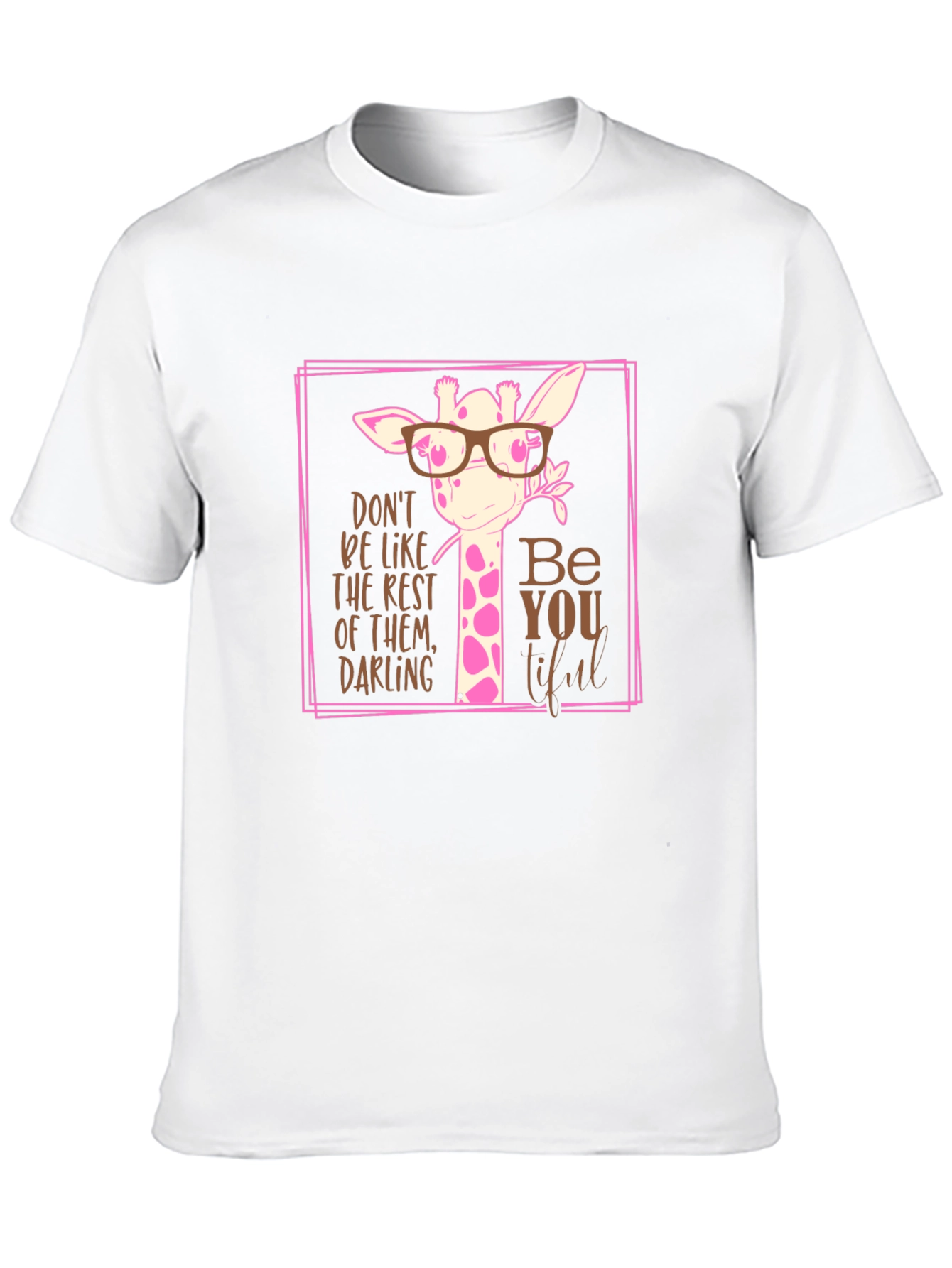 Giraffe Be-YOU-tiful Graphic Tee