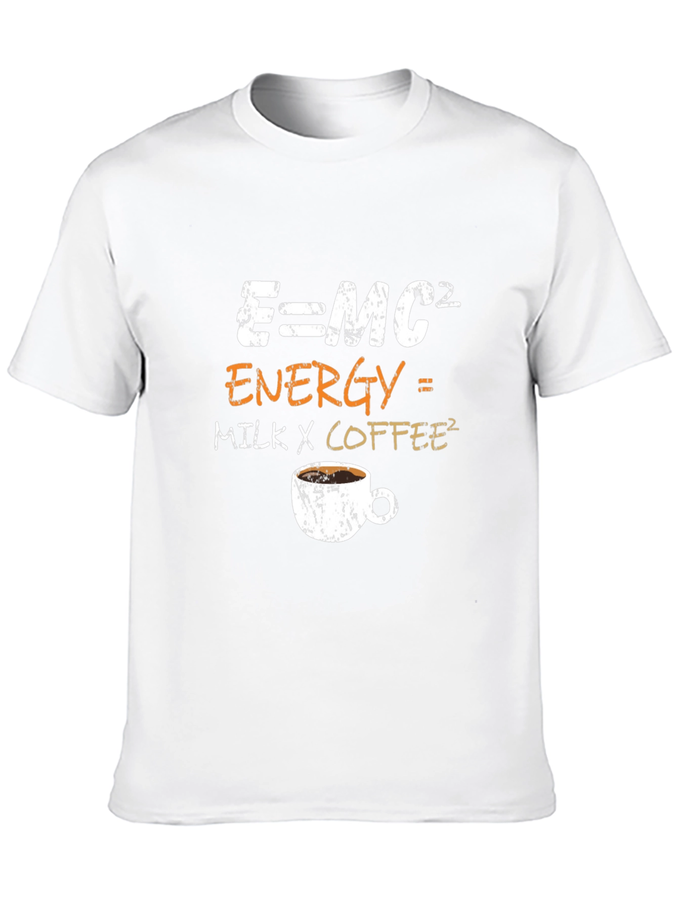 E=MC2 Energy Milk Coffee T-Shirt