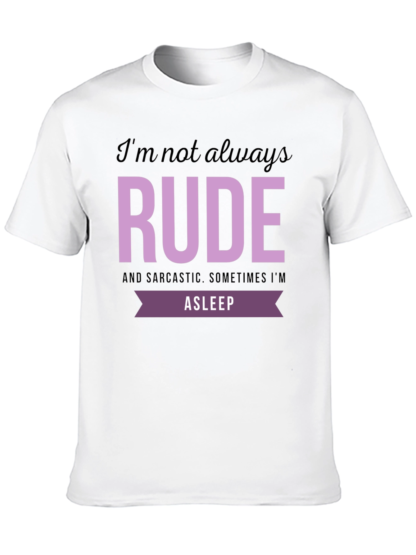Funny RUDE Graphic T-Shirt