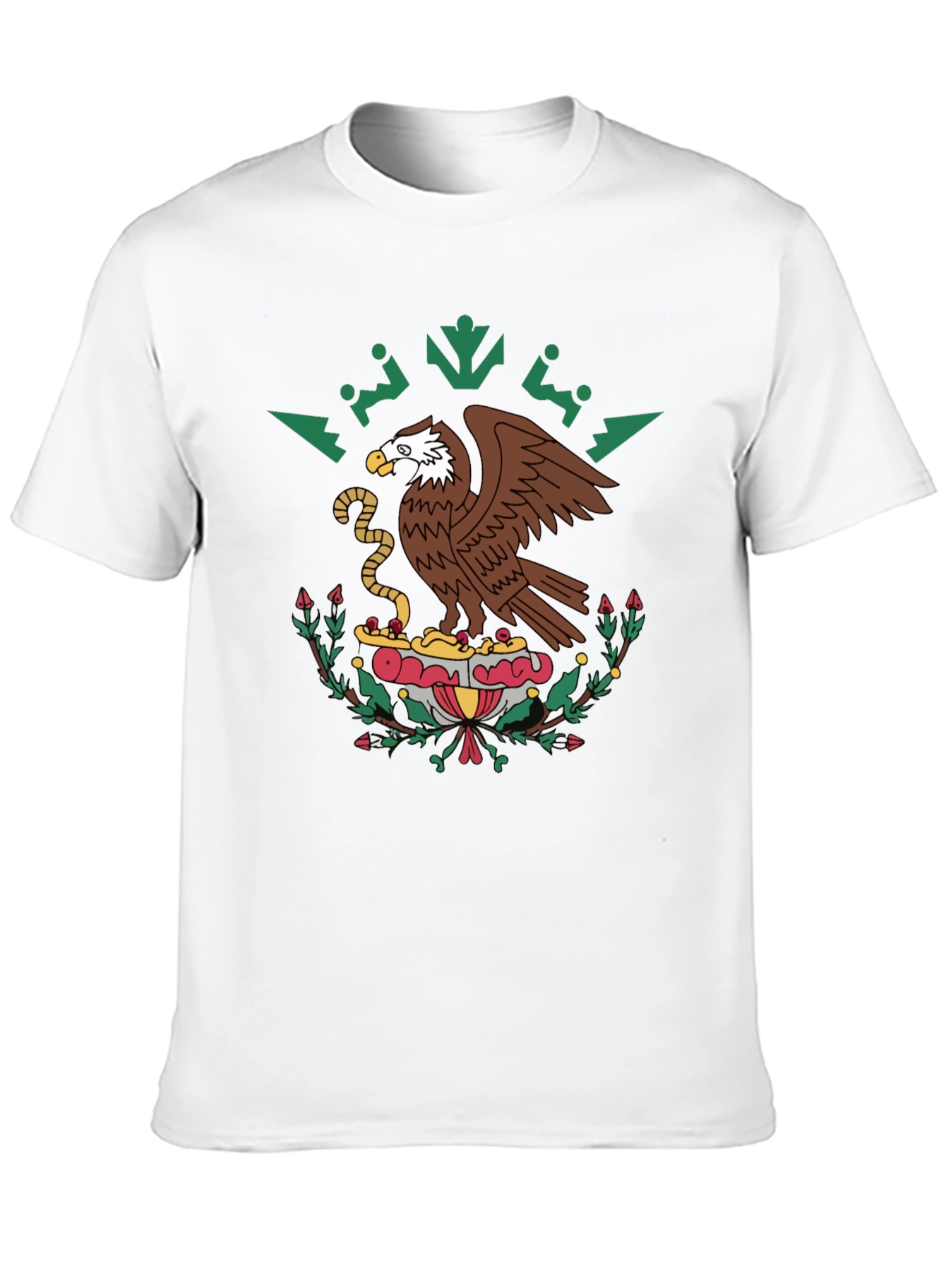 Mexican Eagle Emblem Black T-Shirt