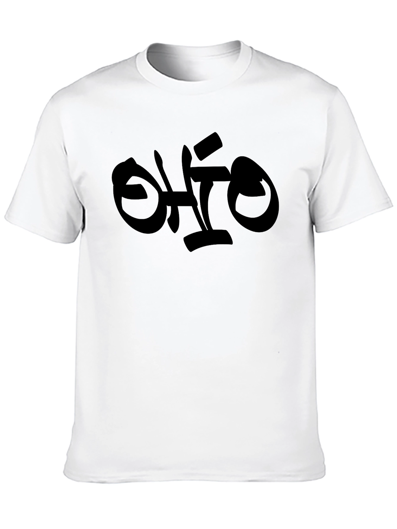 Ohio Graphic Print Black T-Shirt