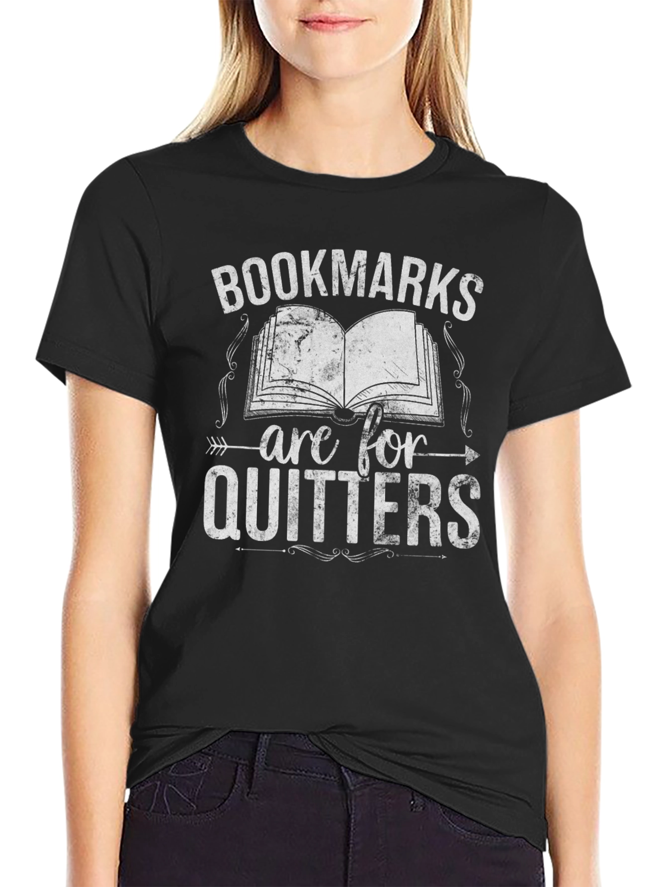 Bookmarks Are For Quitters Graphic Tee
