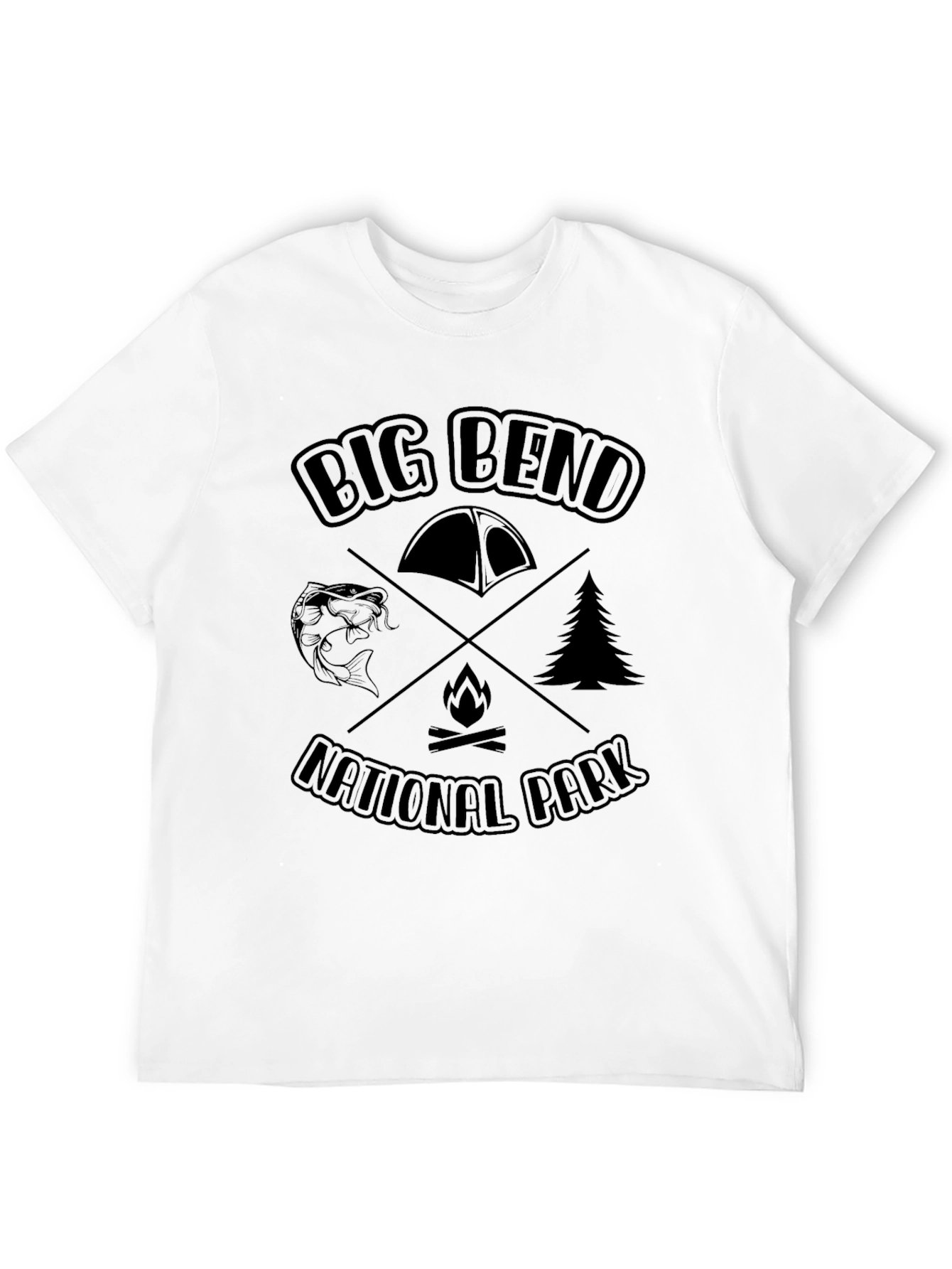 Big Bend National Park Camping Graphic T-Shirt