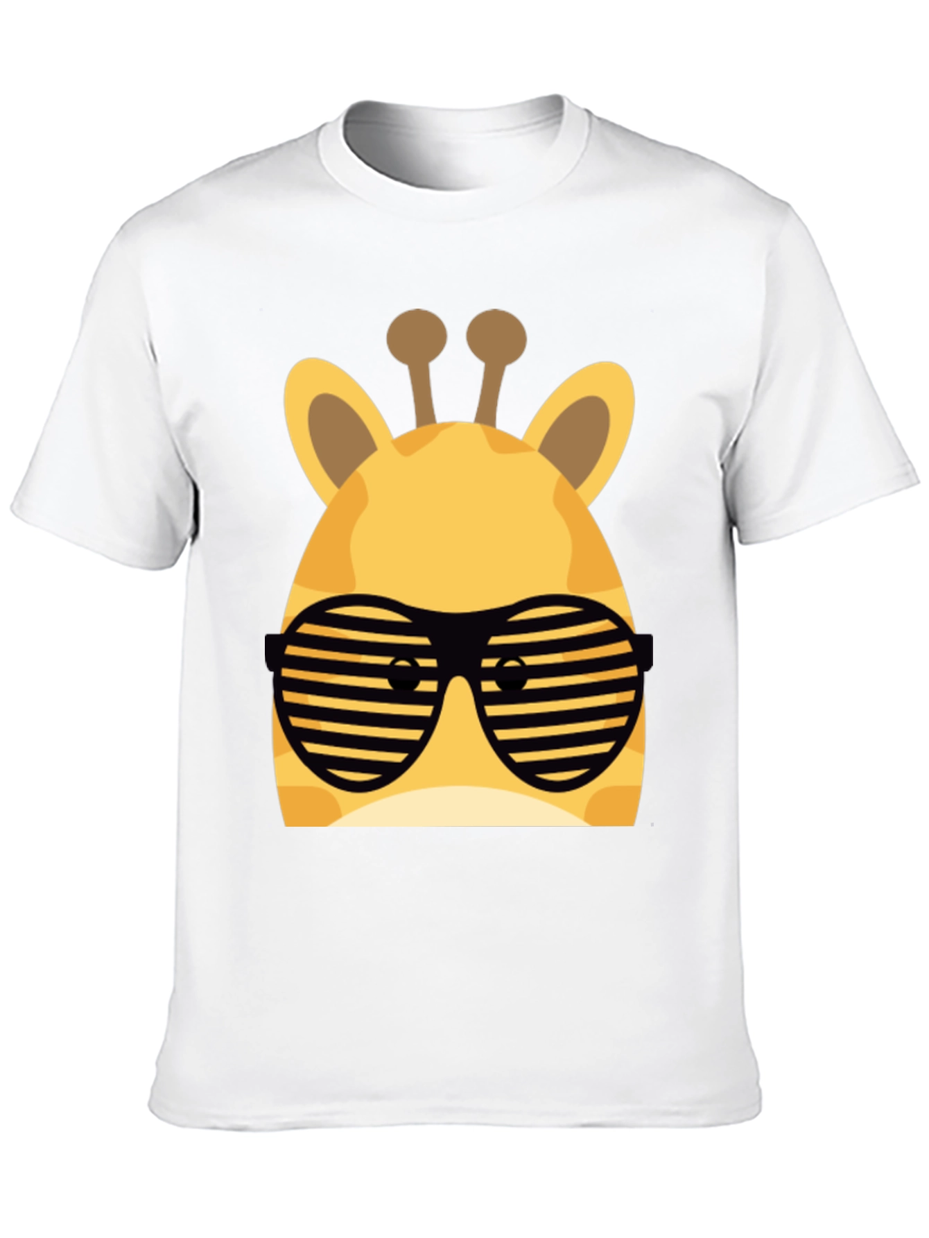 Cool Giraffe Sunglasses T-Shirt - Black