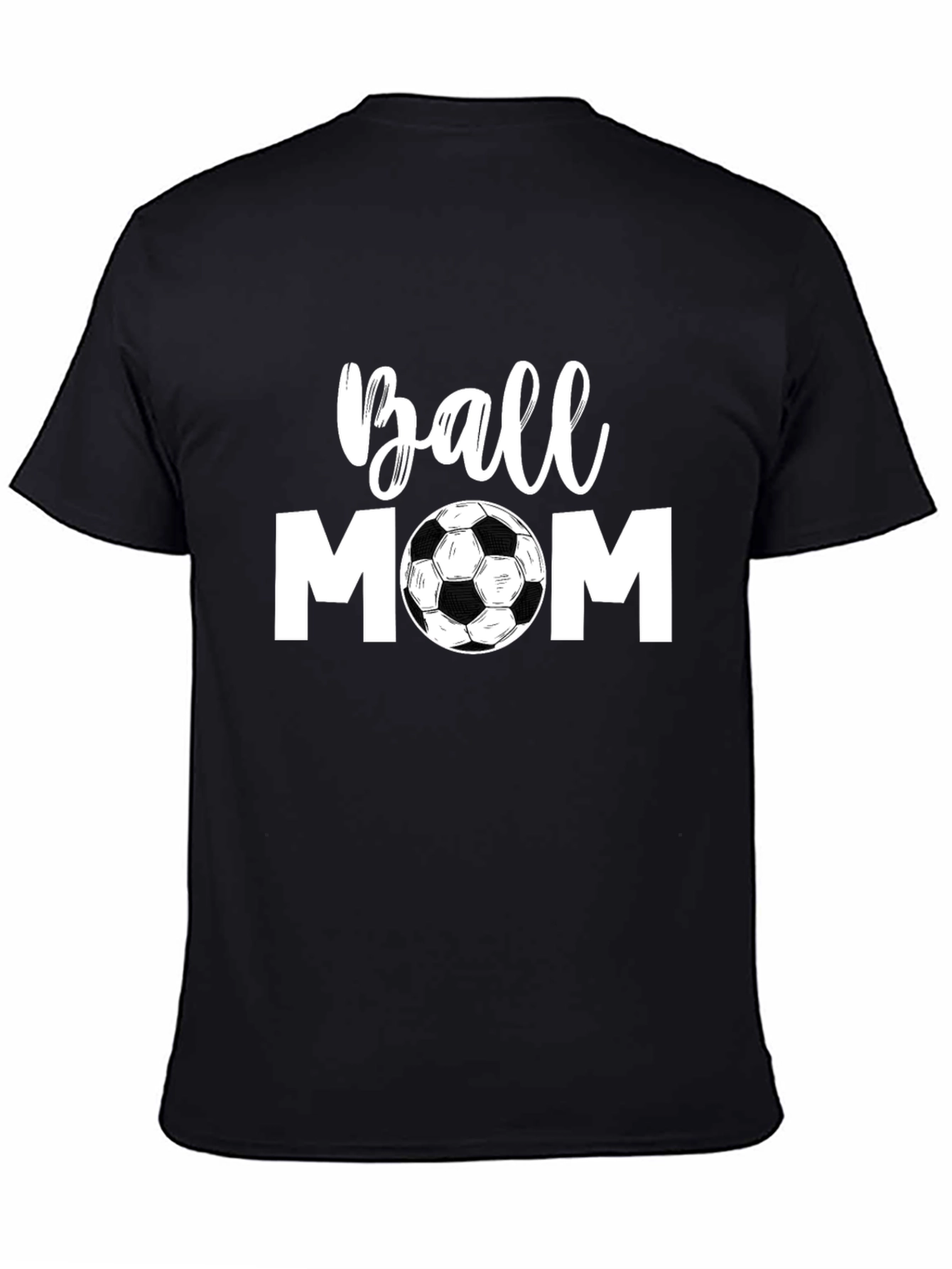 Ball Mom T-Shirt - Soccer Design