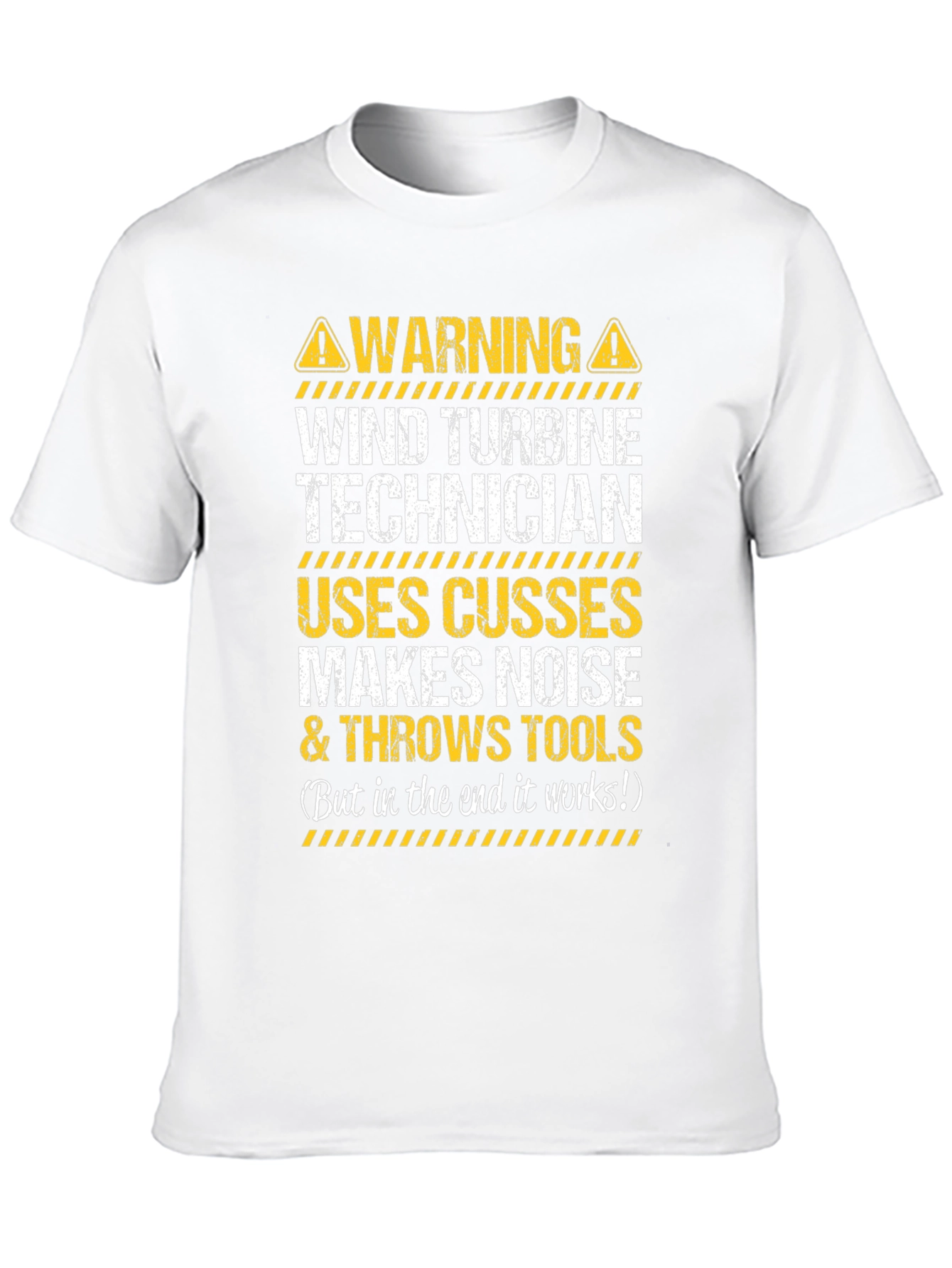 Warning Wind Turbine Technician T-Shirt