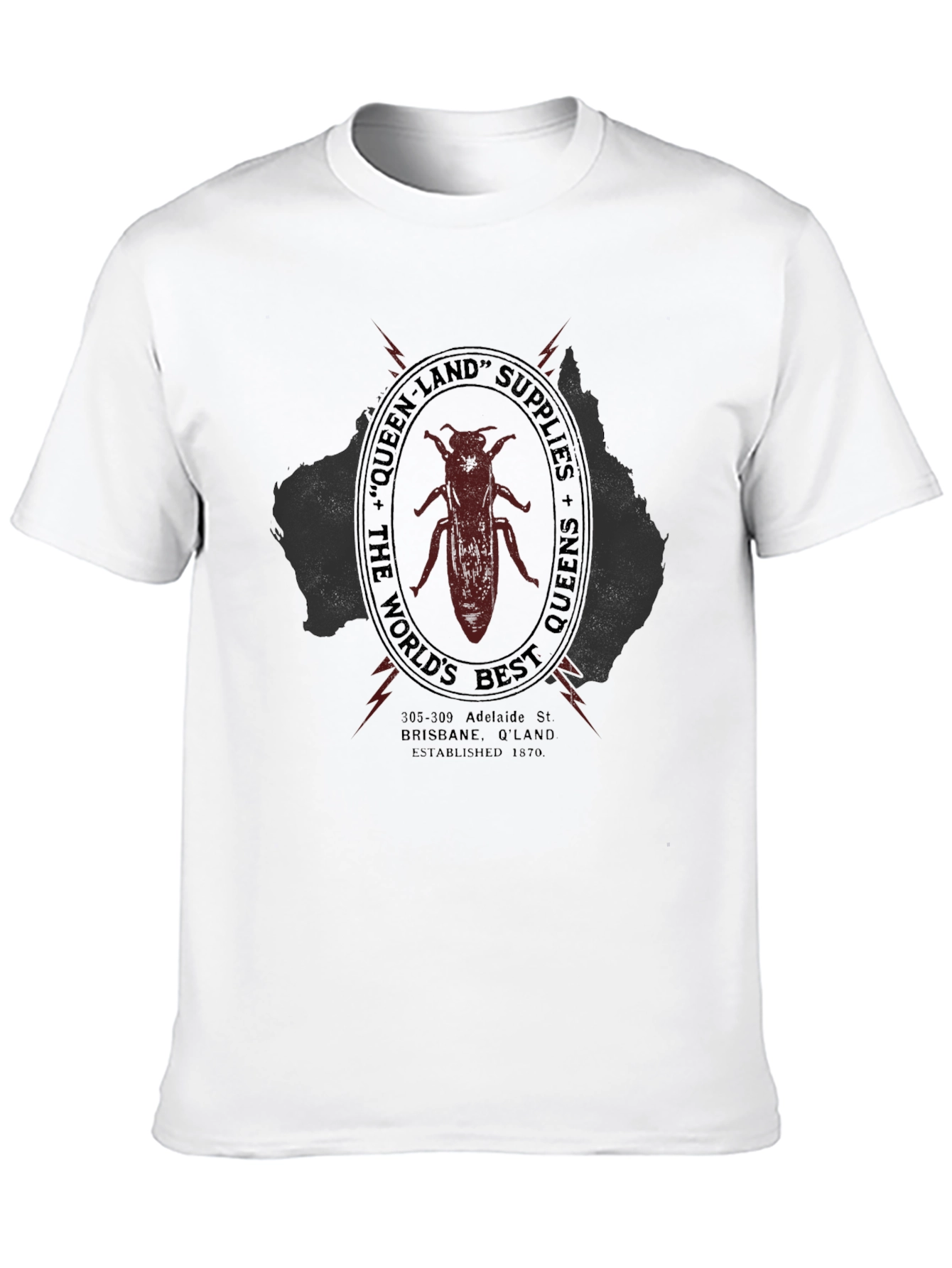 Queensland Supplies Black T-Shirt