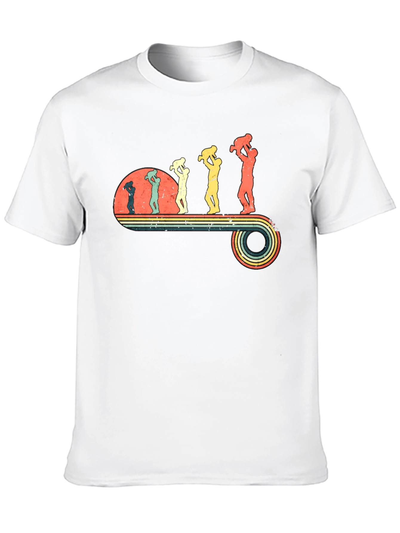 Retro Father & Child T-Shirt - Black