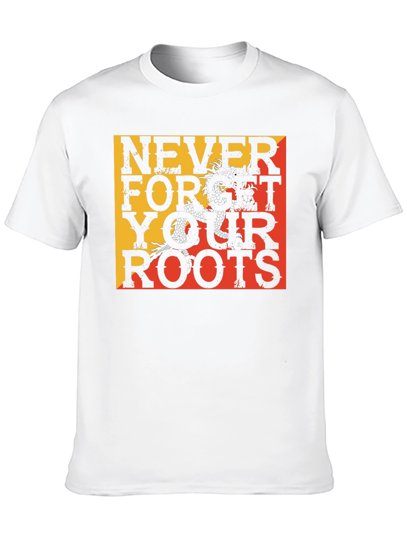 Never Forget Your Roots Bhutan Flag T-Shirt