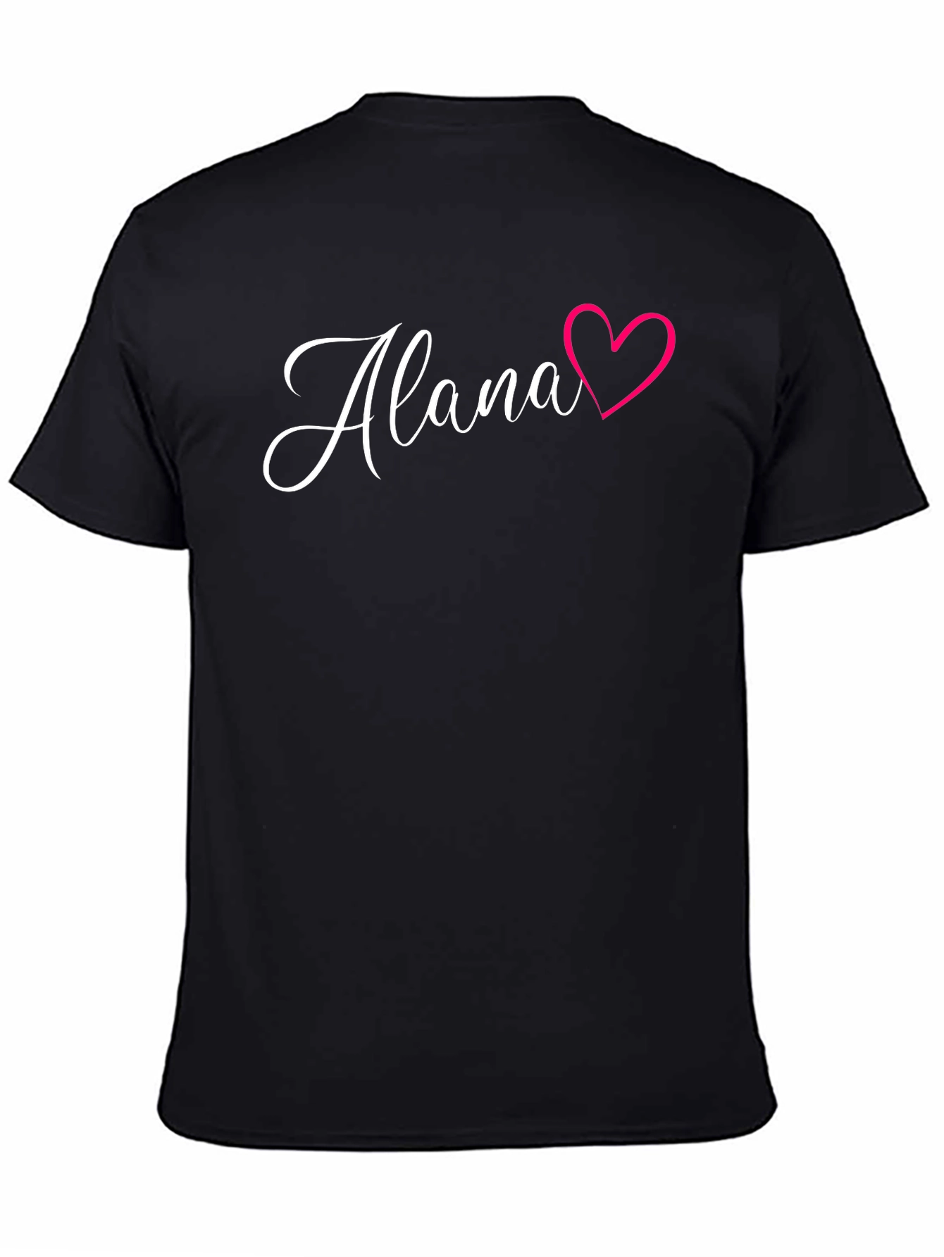 Alana Heart Graphic T-Shirt - Personalized