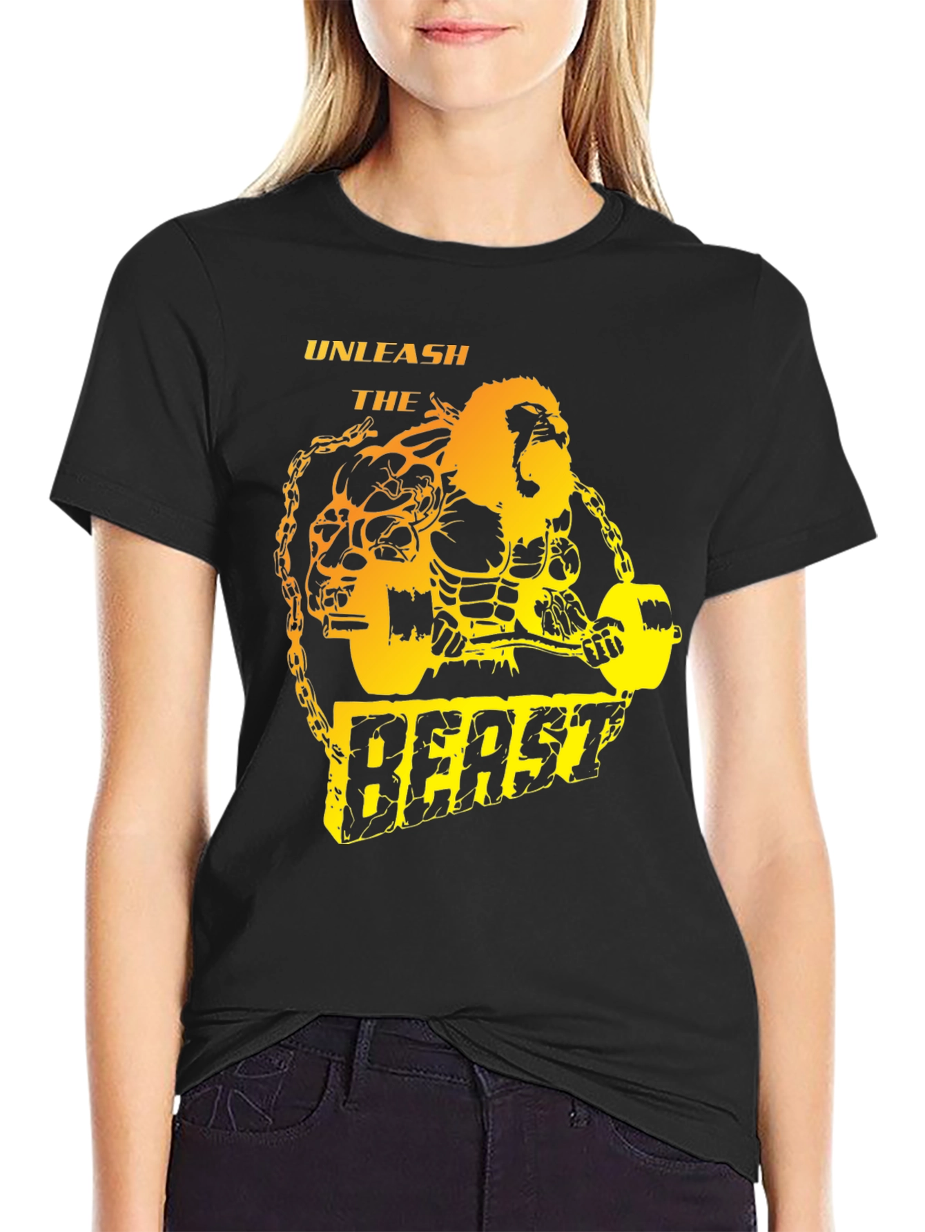 Unleash the Beast Graphic T-Shirt - Gym Wear
