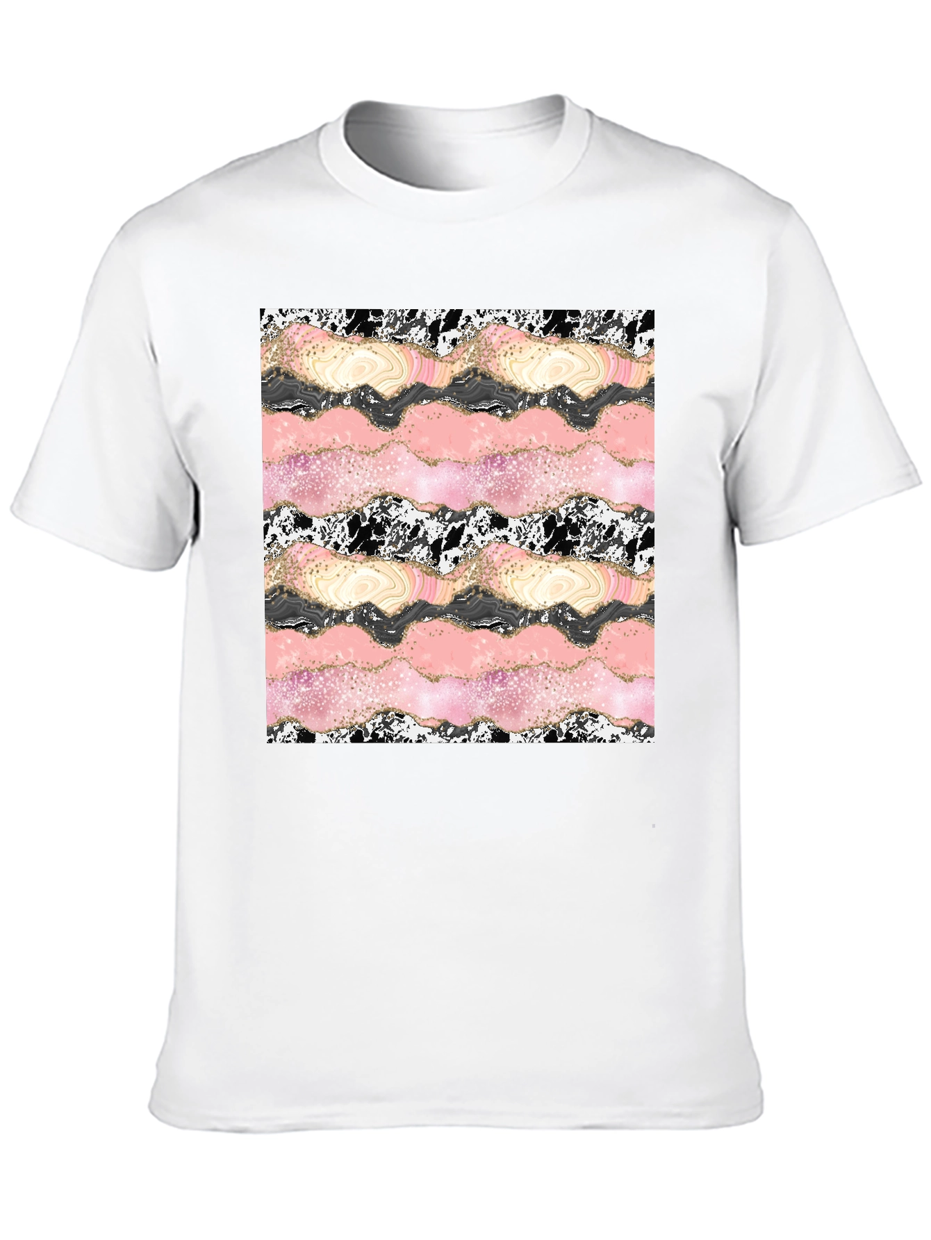 Abstract Agate Slice Graphic Tee