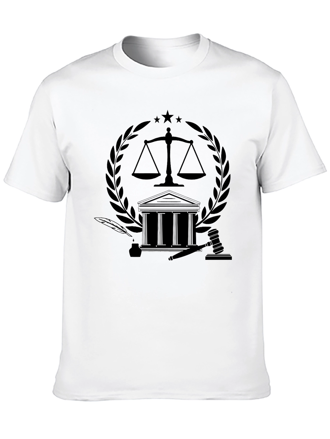 Scales of Justice Graphic T-Shirt