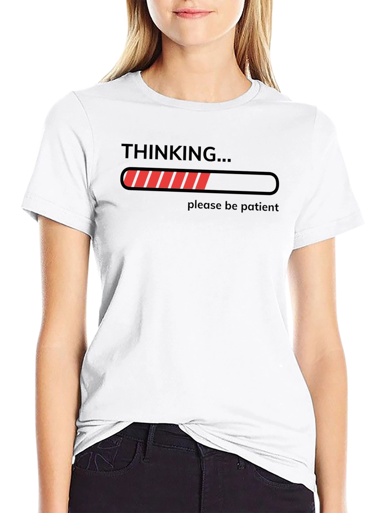 Thinking... Be Patient Graphic T-Shirt