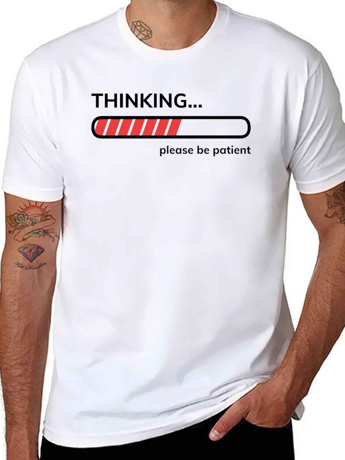 Thinking... Be Patient Graphic T-Shirt