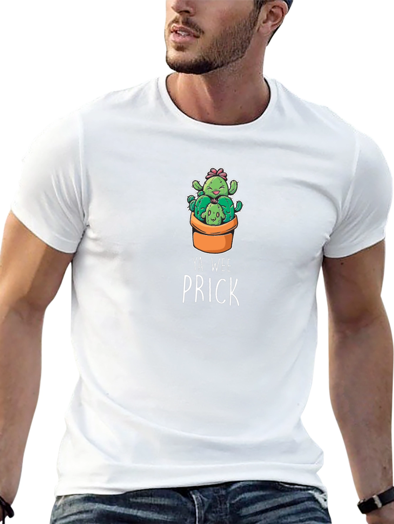 Ya Wee Prick Cactus Graphic Tee - Black