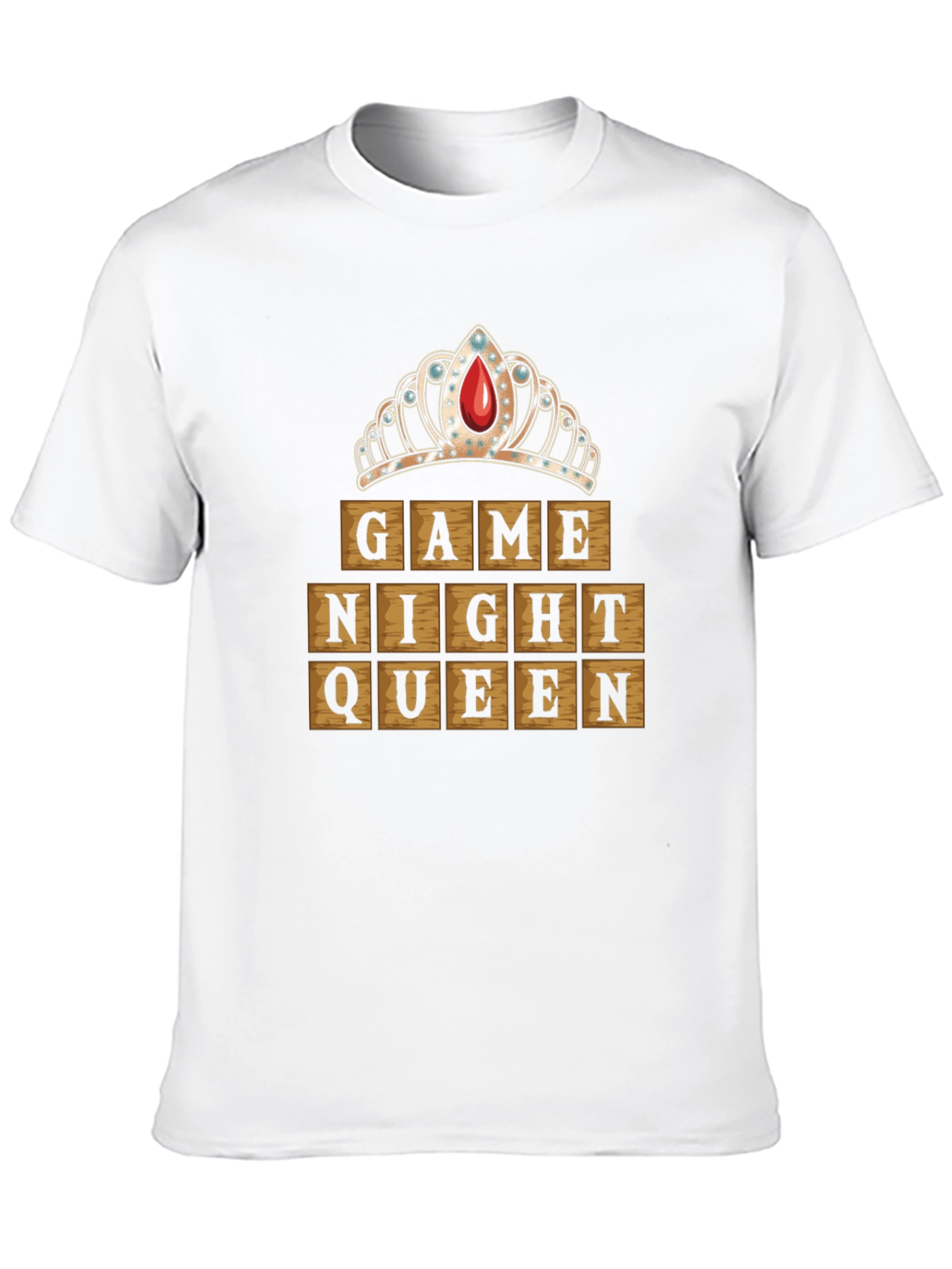 Game Night Queen Graphic Tee - Black