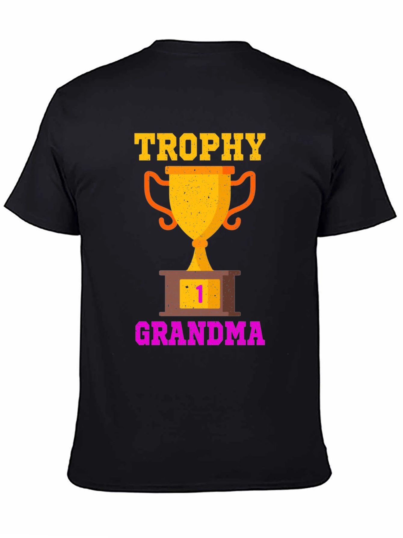 Trophy Grandma T-Shirt - Number One Grandparent Gift