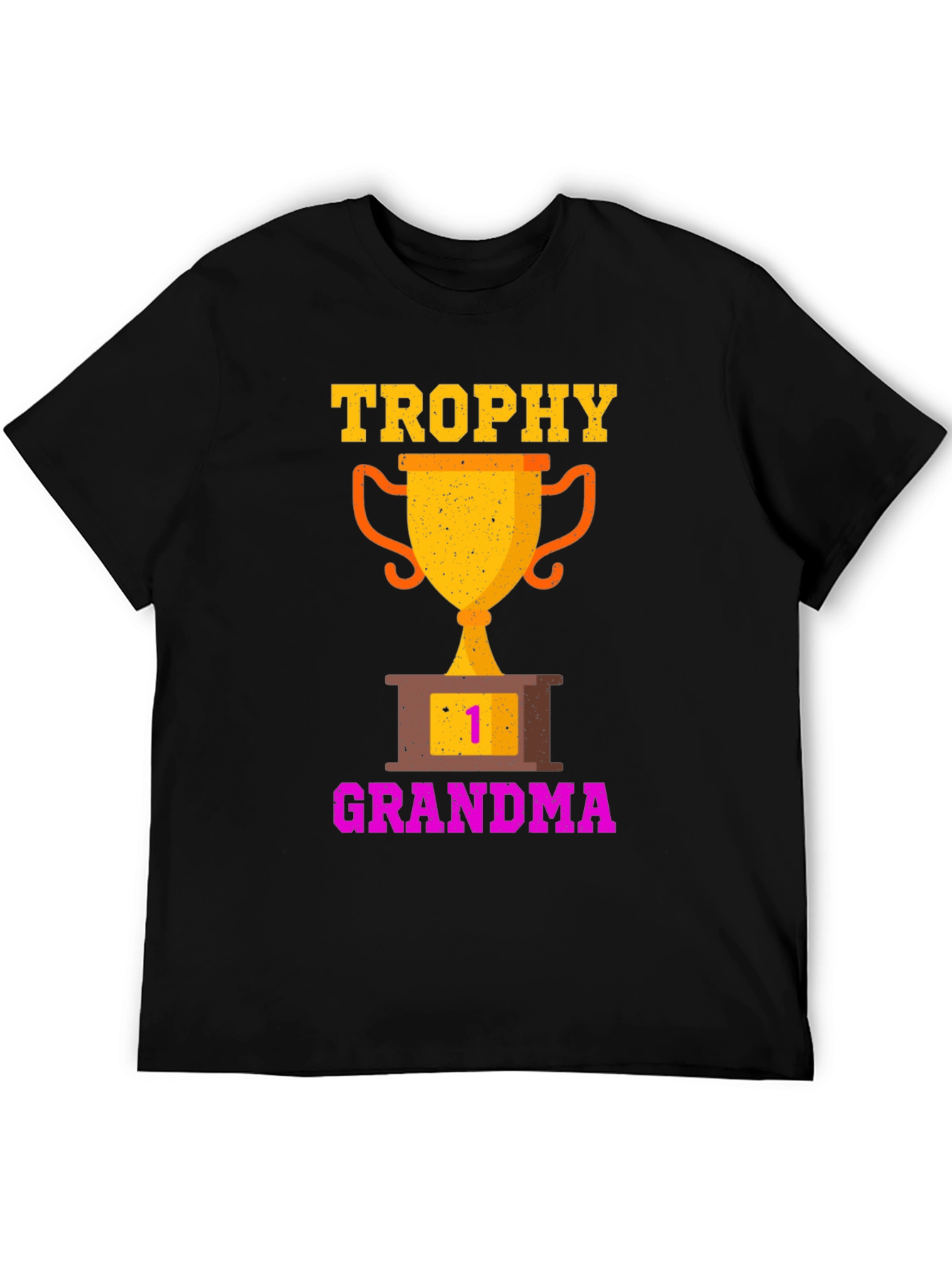 Trophy Grandma T-Shirt - Number One Grandparent Gift