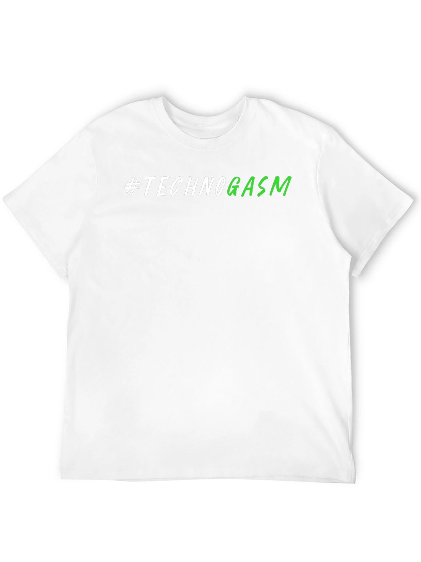 Technogasm Black T-Shirt - Modern Design