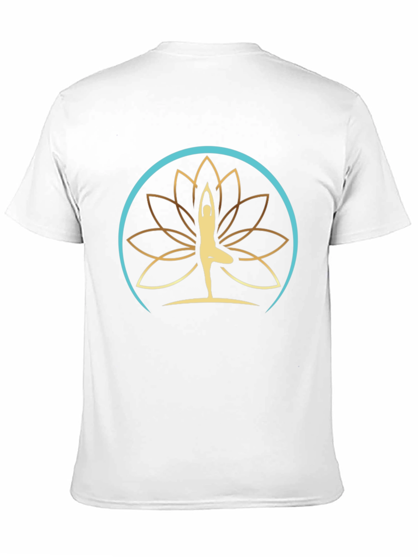 Yoga Lotus Design T-Shirt - Meditative Comfort