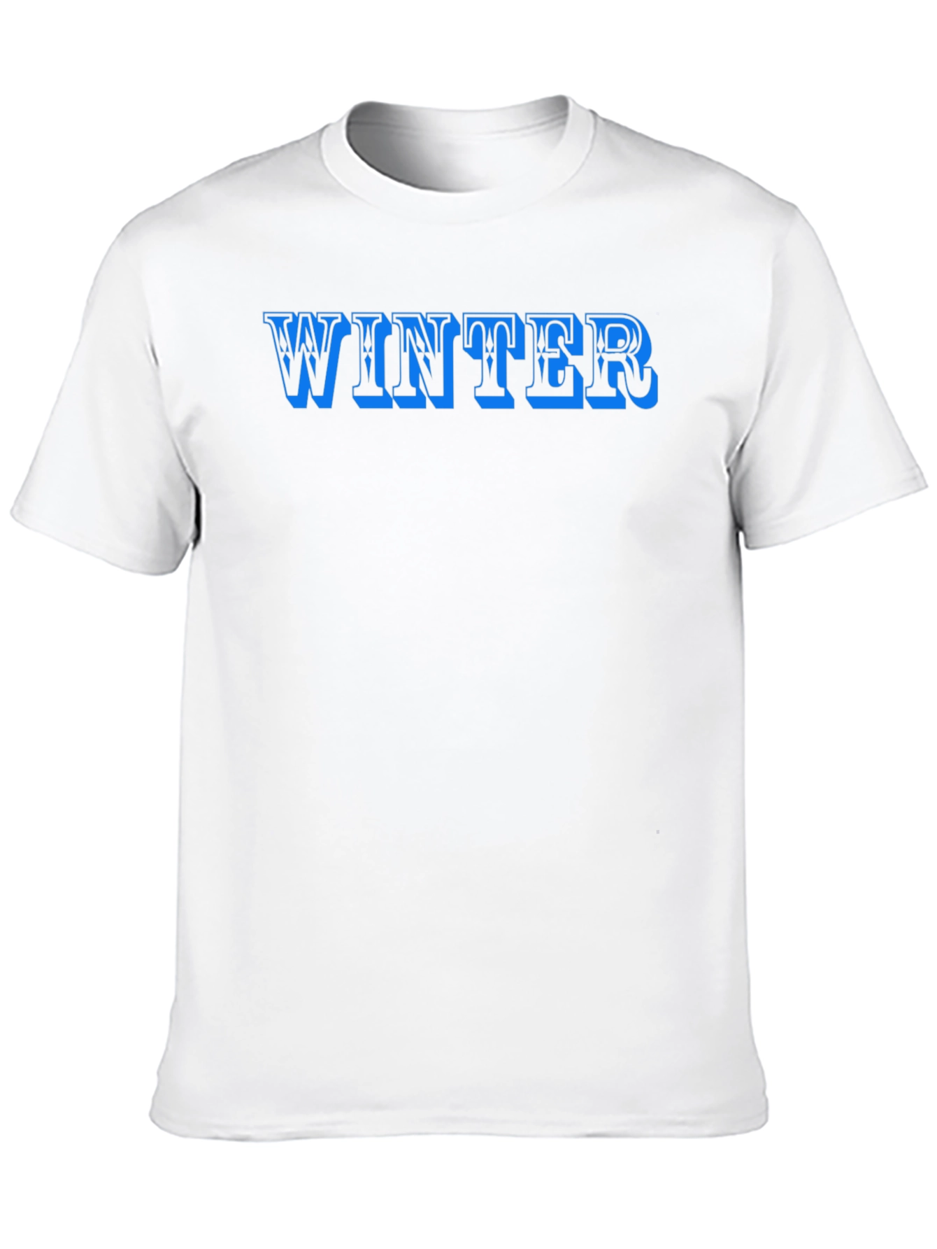 Winter Graphic Black T-Shirt