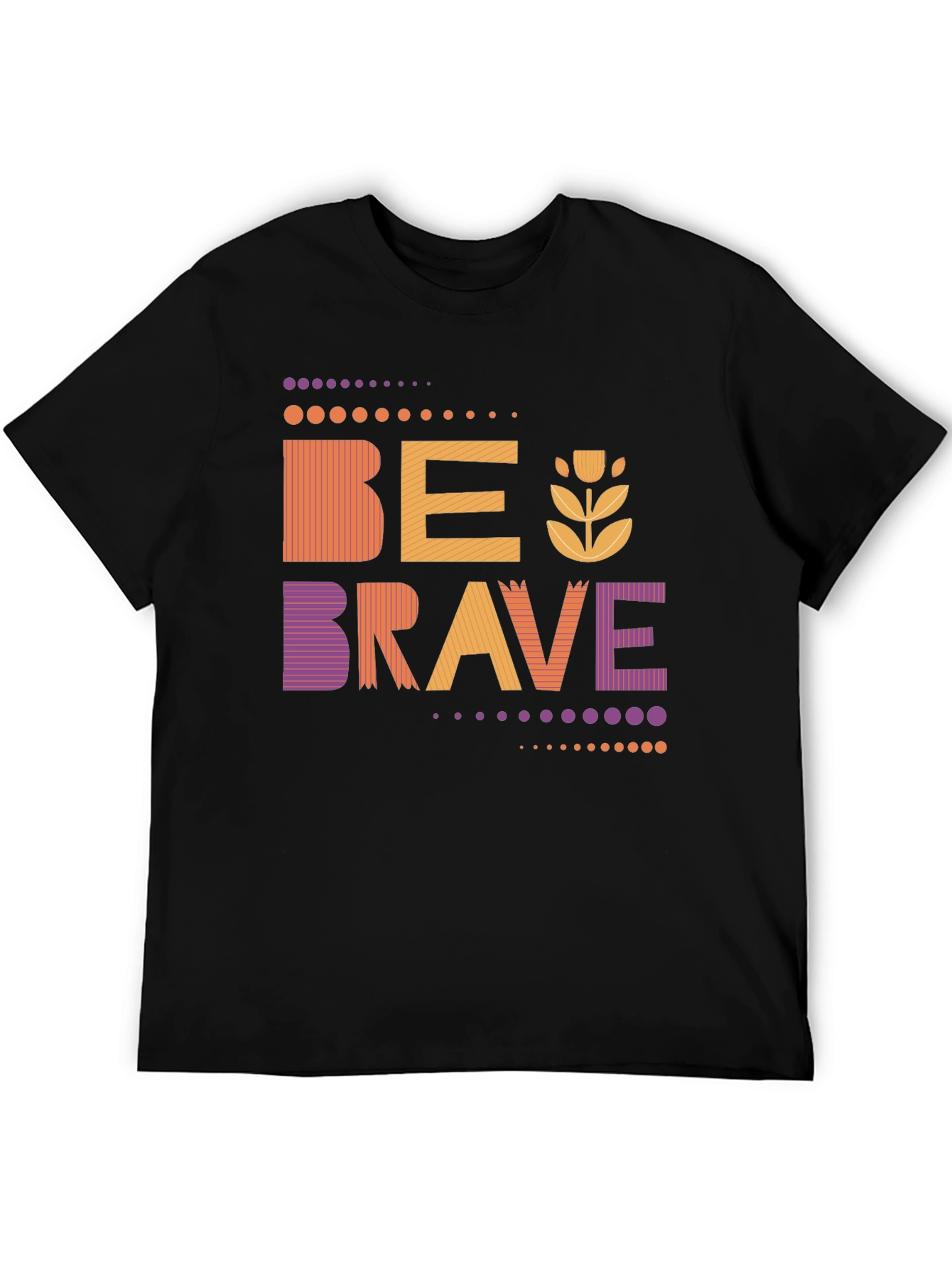 Be Brave Graphic Tee - Stylish Unisex Design