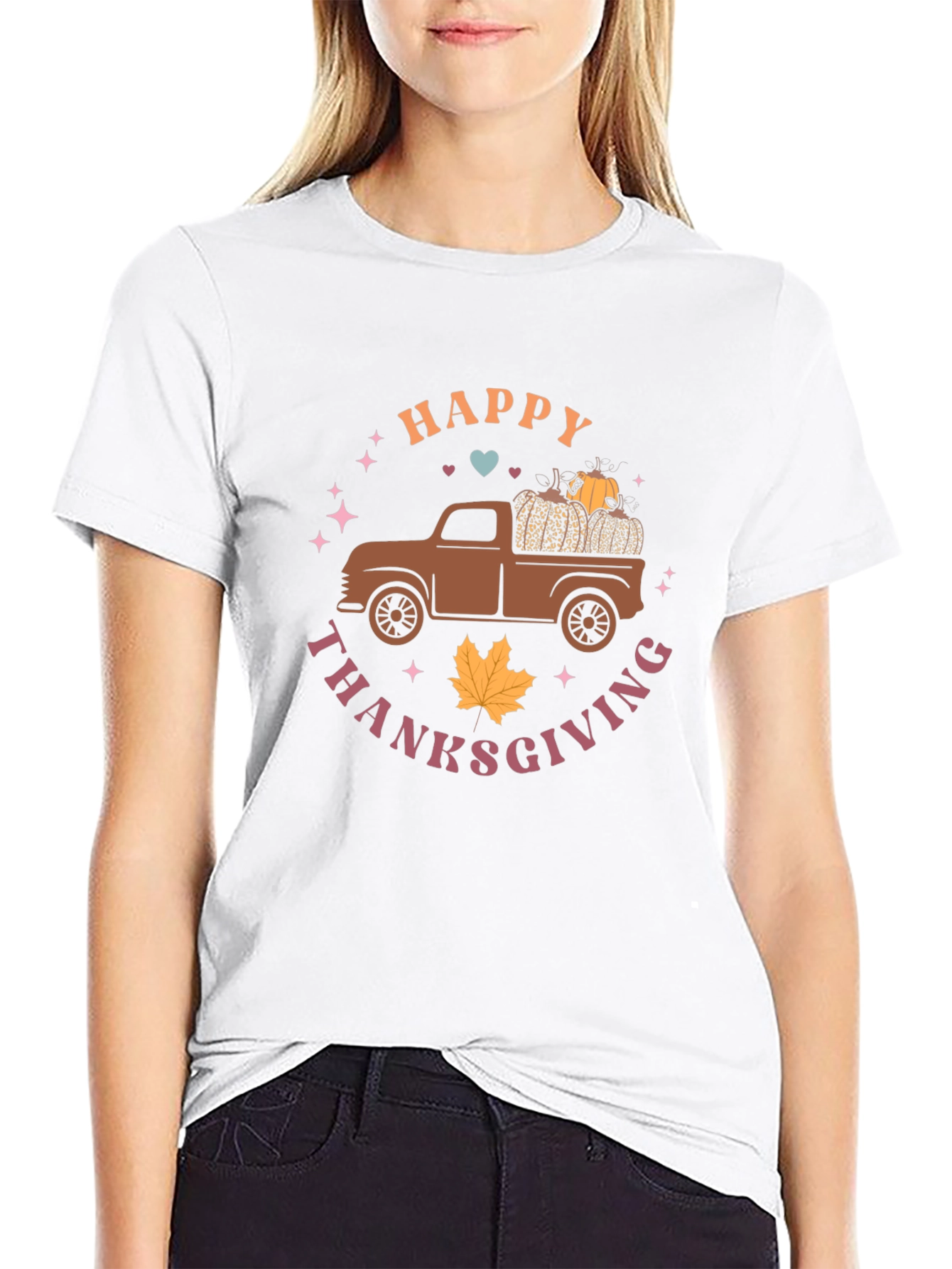Happy Thanksgiving Truck T-Shirt