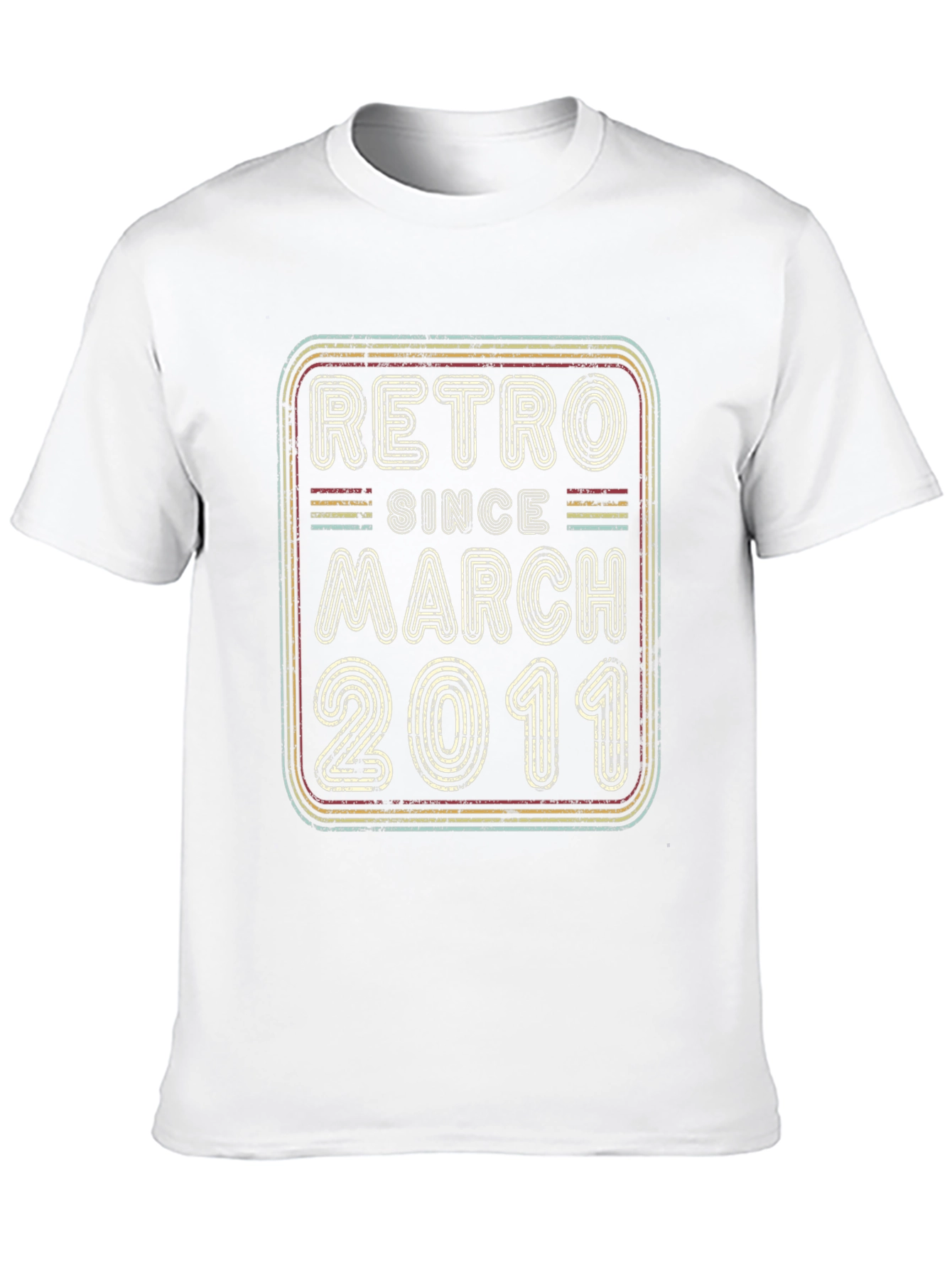 Retro Since March 2011 Birthday T-Shirt