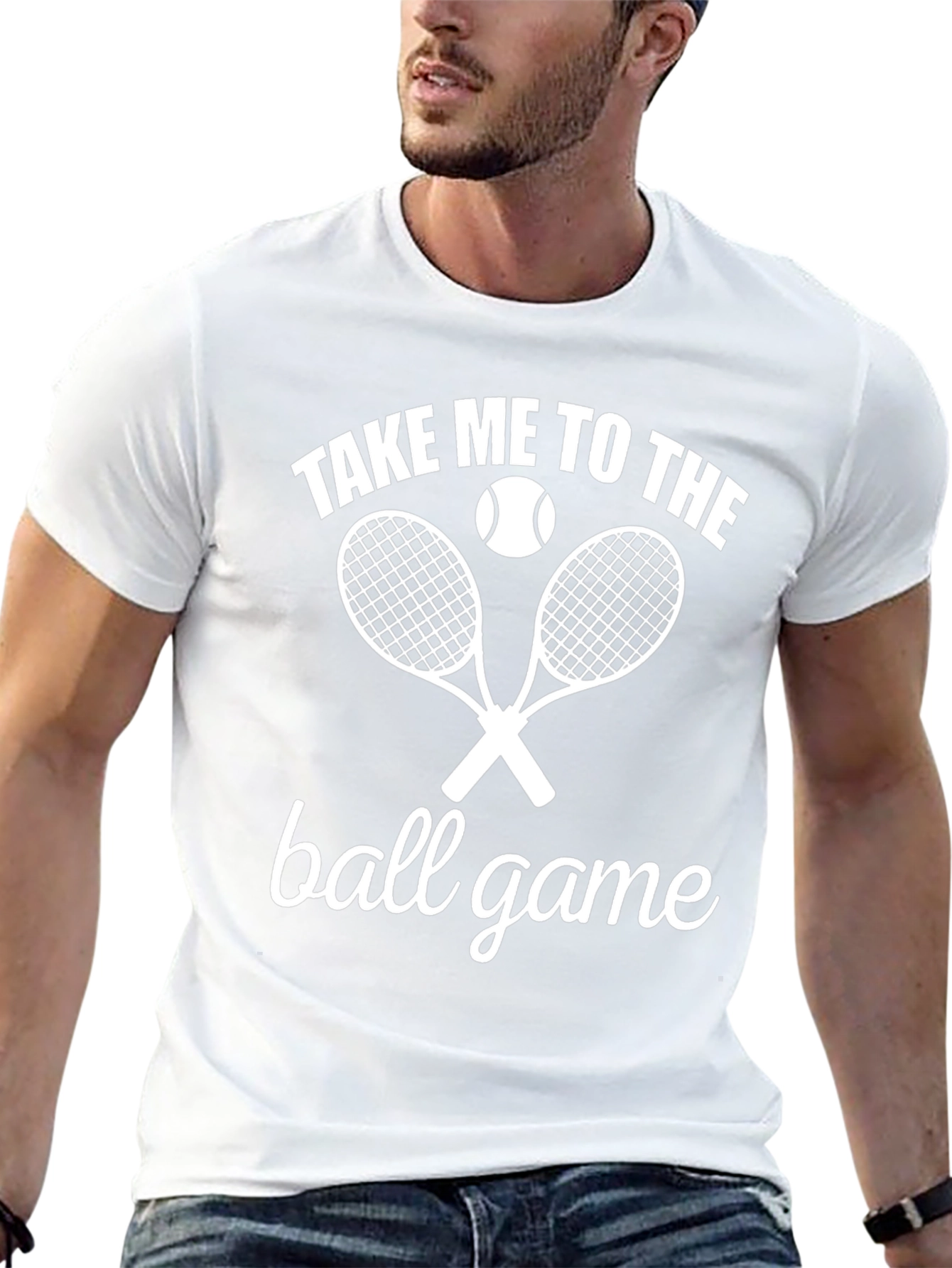 Tennis Ball Game Graphic T-Shirt