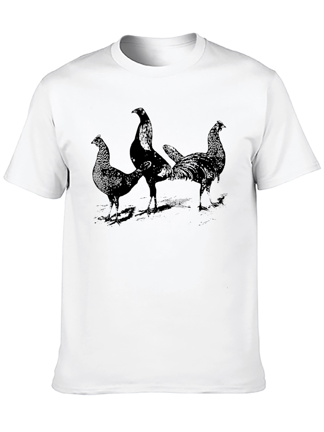 Rooster Graphic Tee - Mens Black T-Shirt
