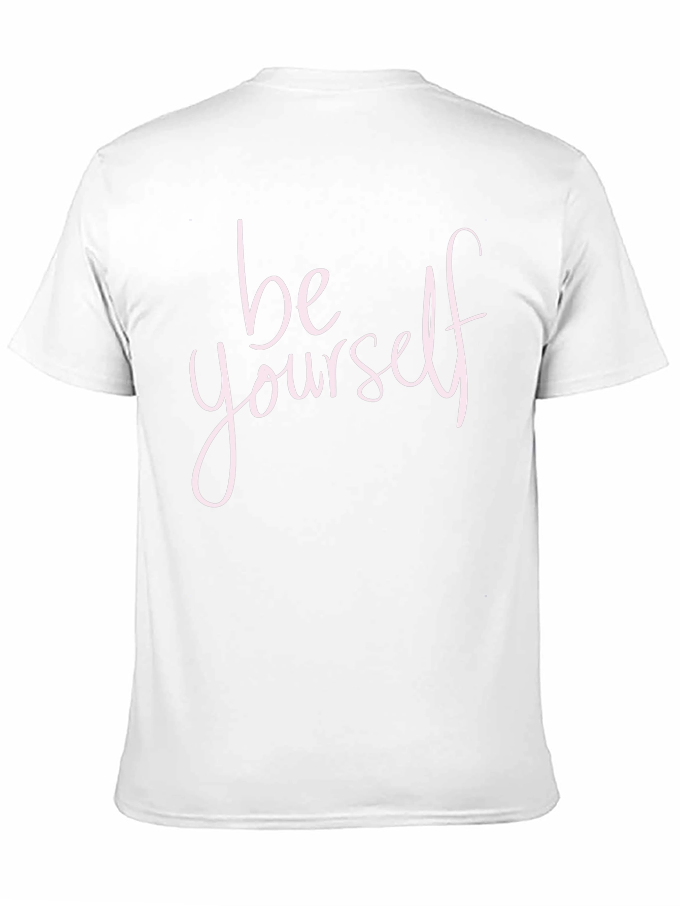 Be Yourself Black Crew Neck T-Shirt