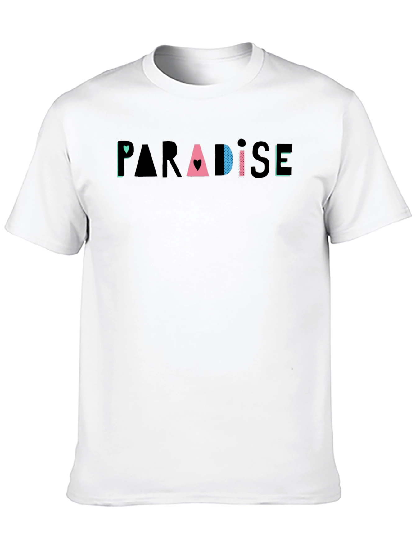 Paradise Graphic Print Black T-Shirt