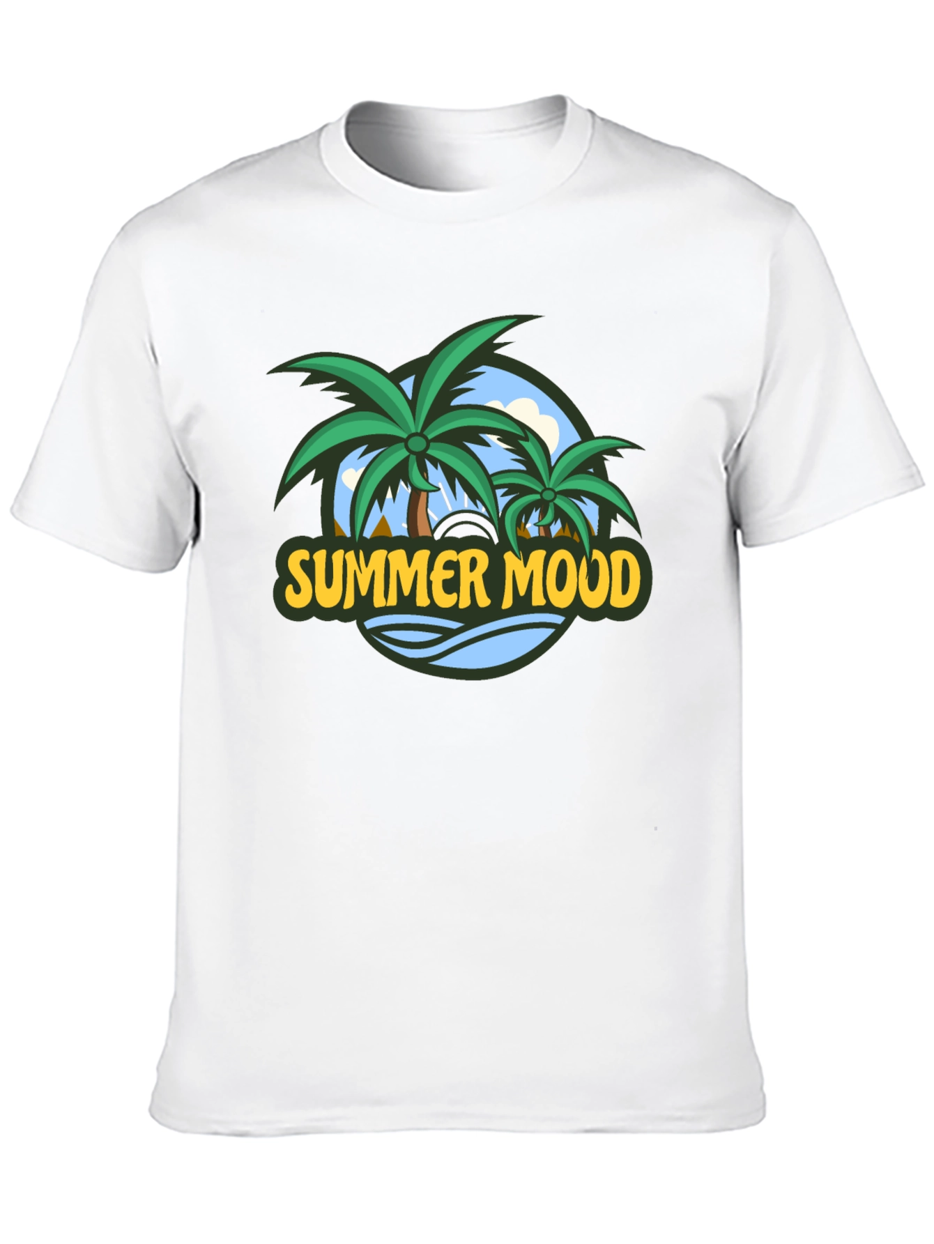 Summer Mood Graphic Print T-Shirt