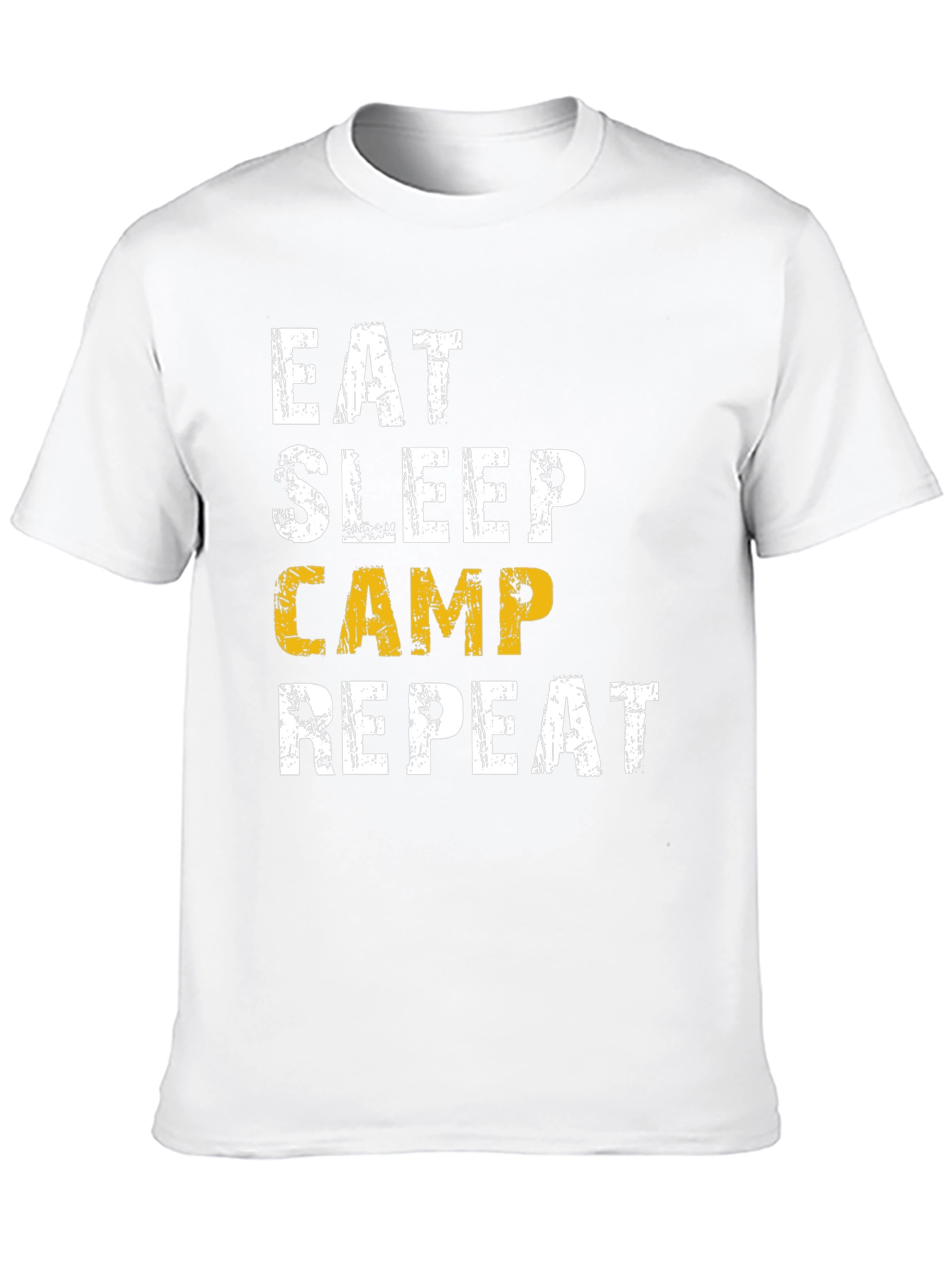 Eat Sleep Camp Repeat T-Shirt - Camping Lovers Tee
