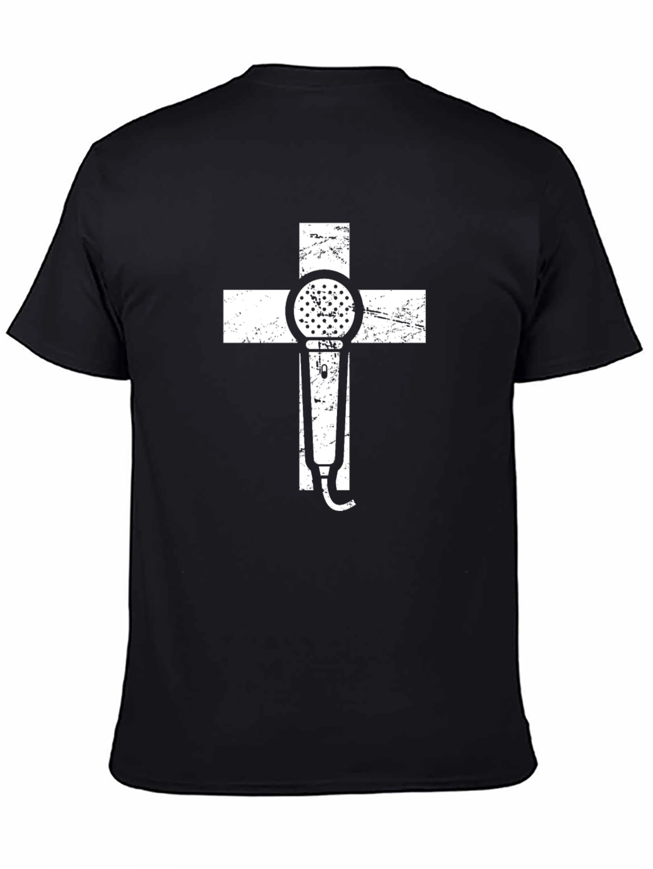 Microphone Cross Graphic Tee