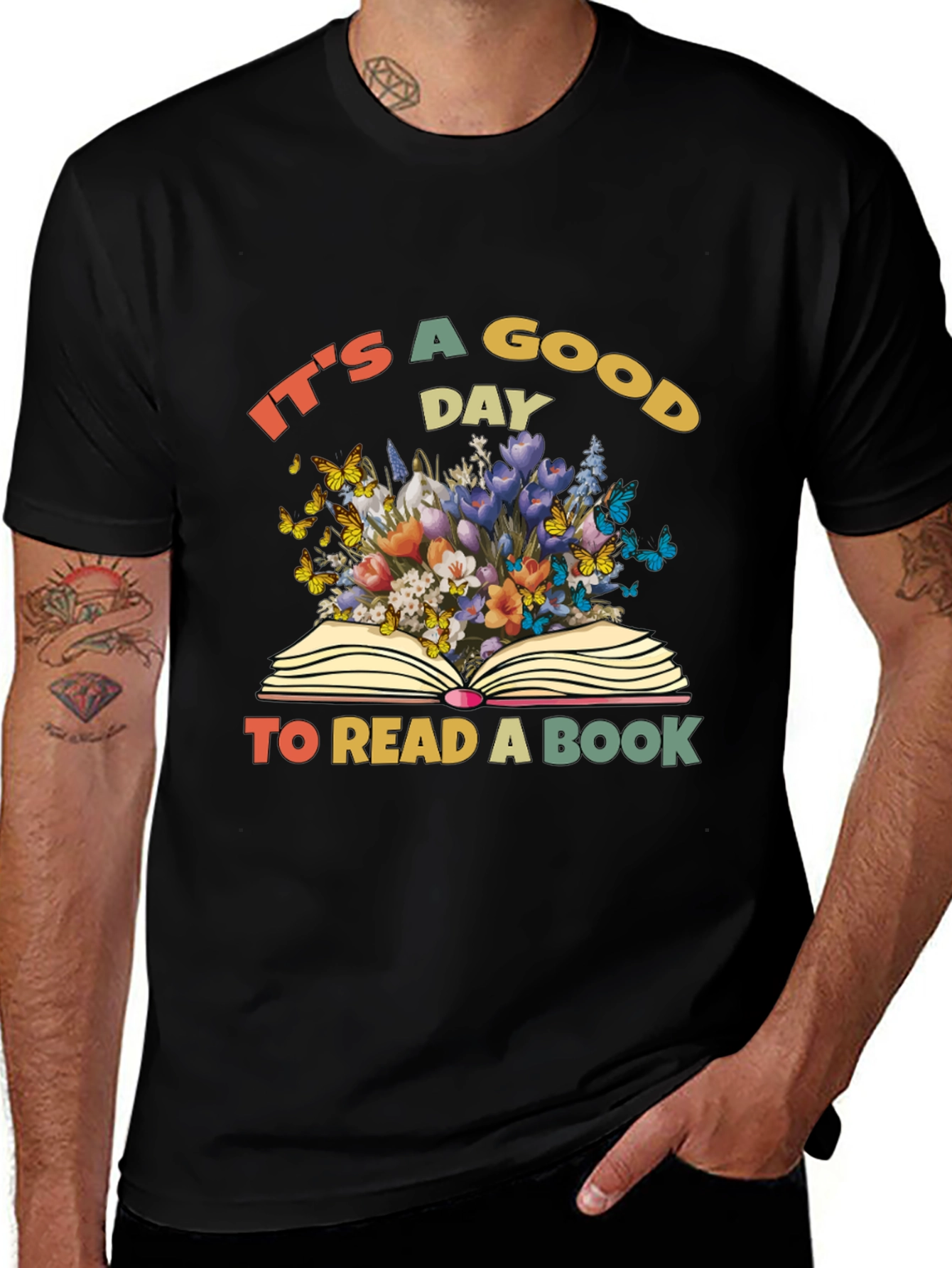Book Lover Graphic Tee - Its a Good Day