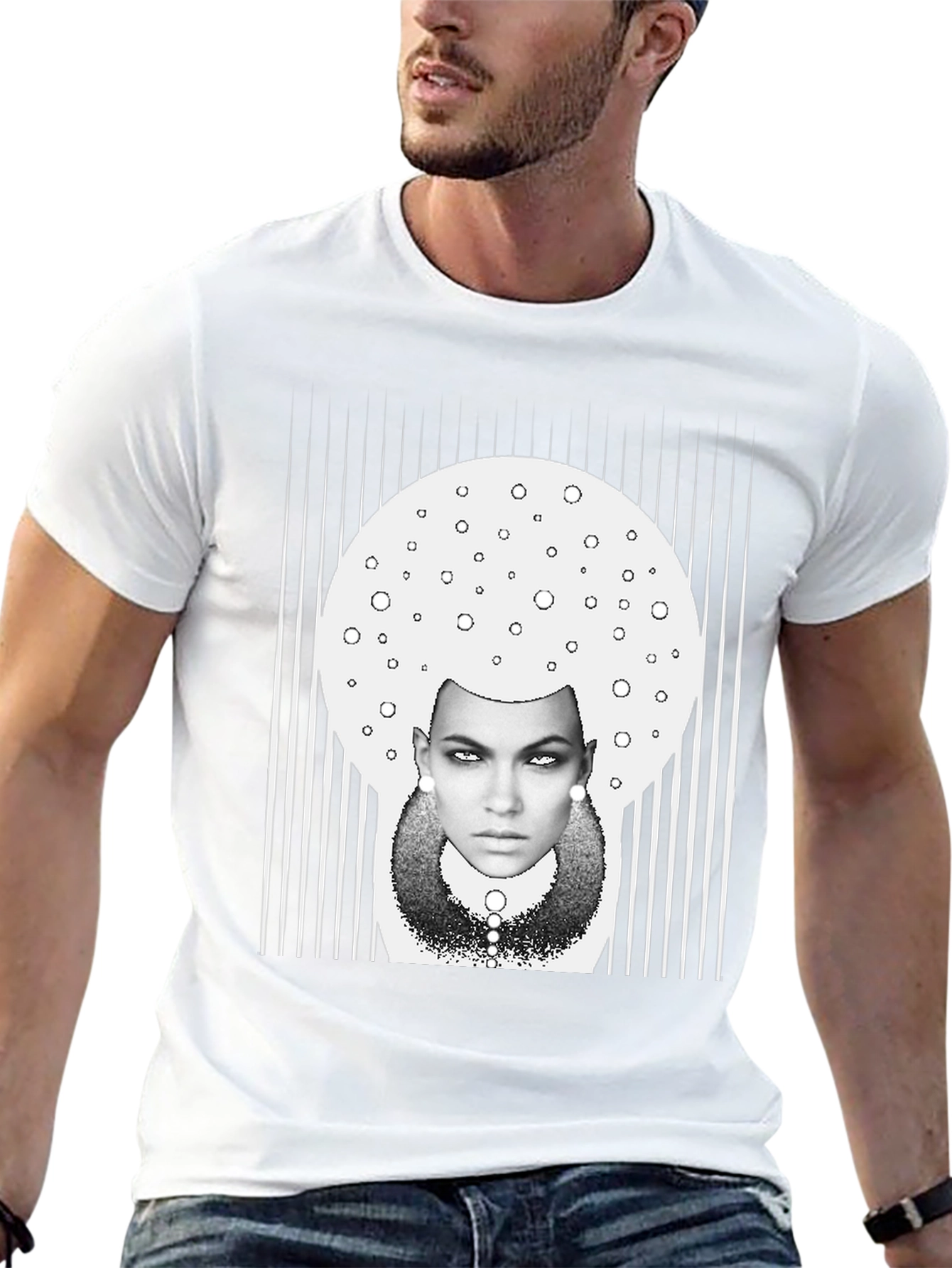 Abstract Woman Graphic Tee