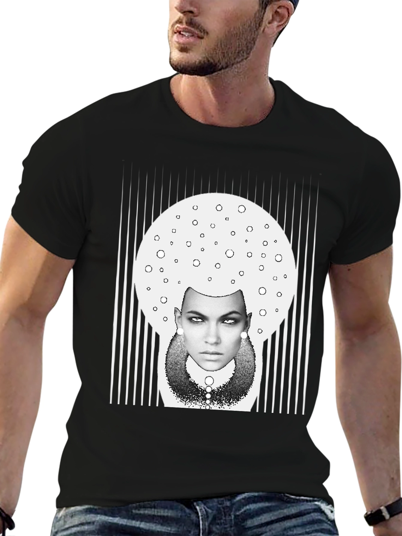 Abstract Woman Graphic Tee