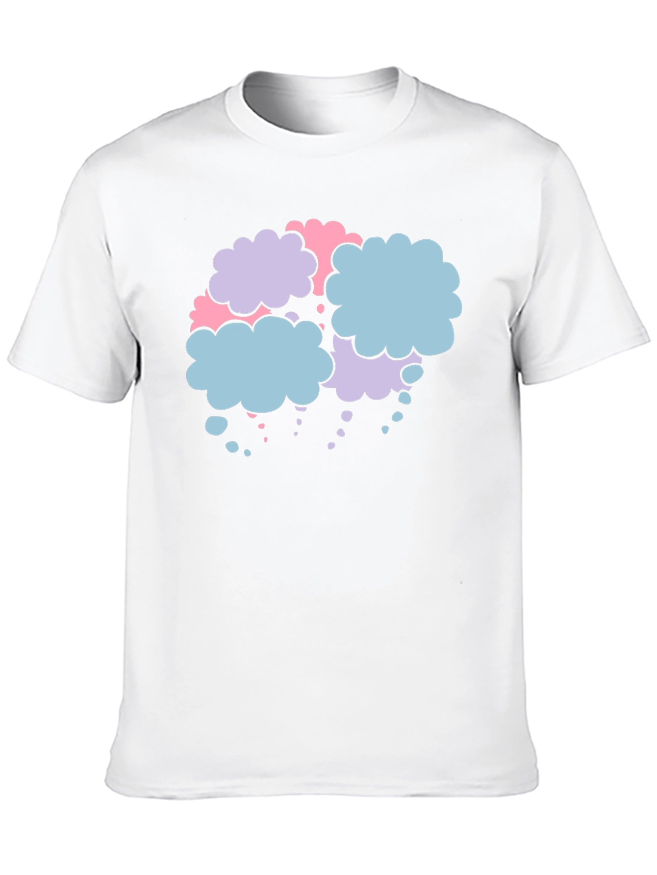 Cloud Bubble Graphic Tee - Soft Cotton Blend