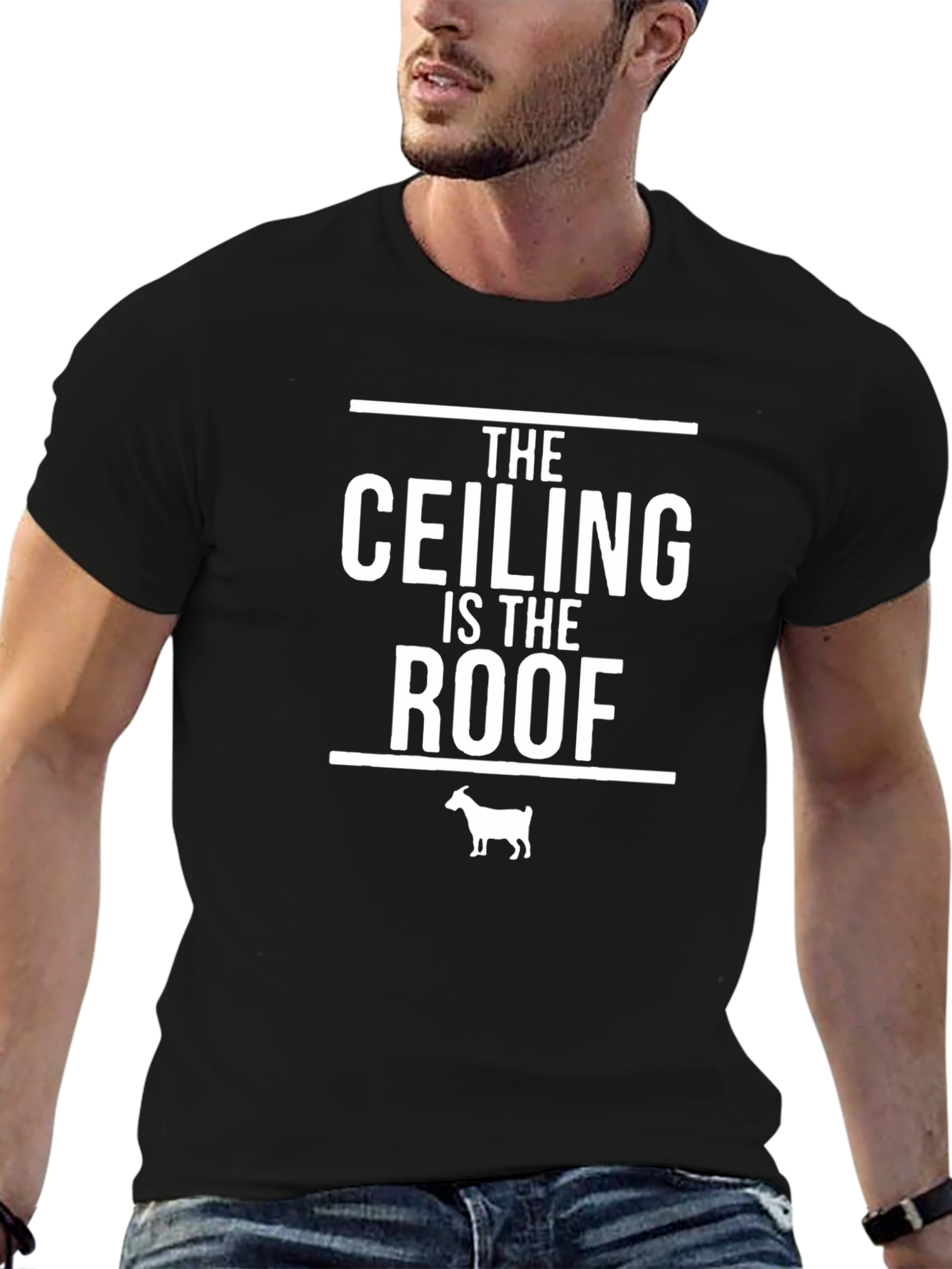 The Ceiling is the Roof Goat T-Shirt