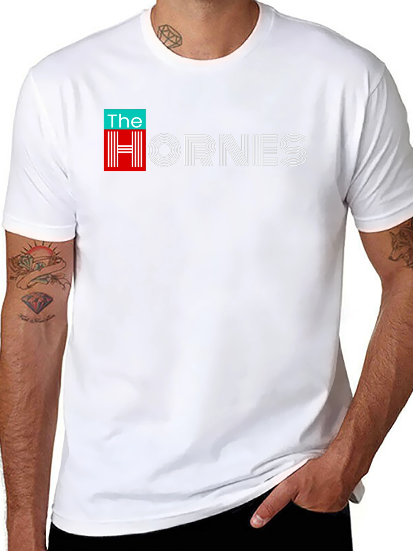 The Hornies Graphic T-Shirt - Bold Black Tee