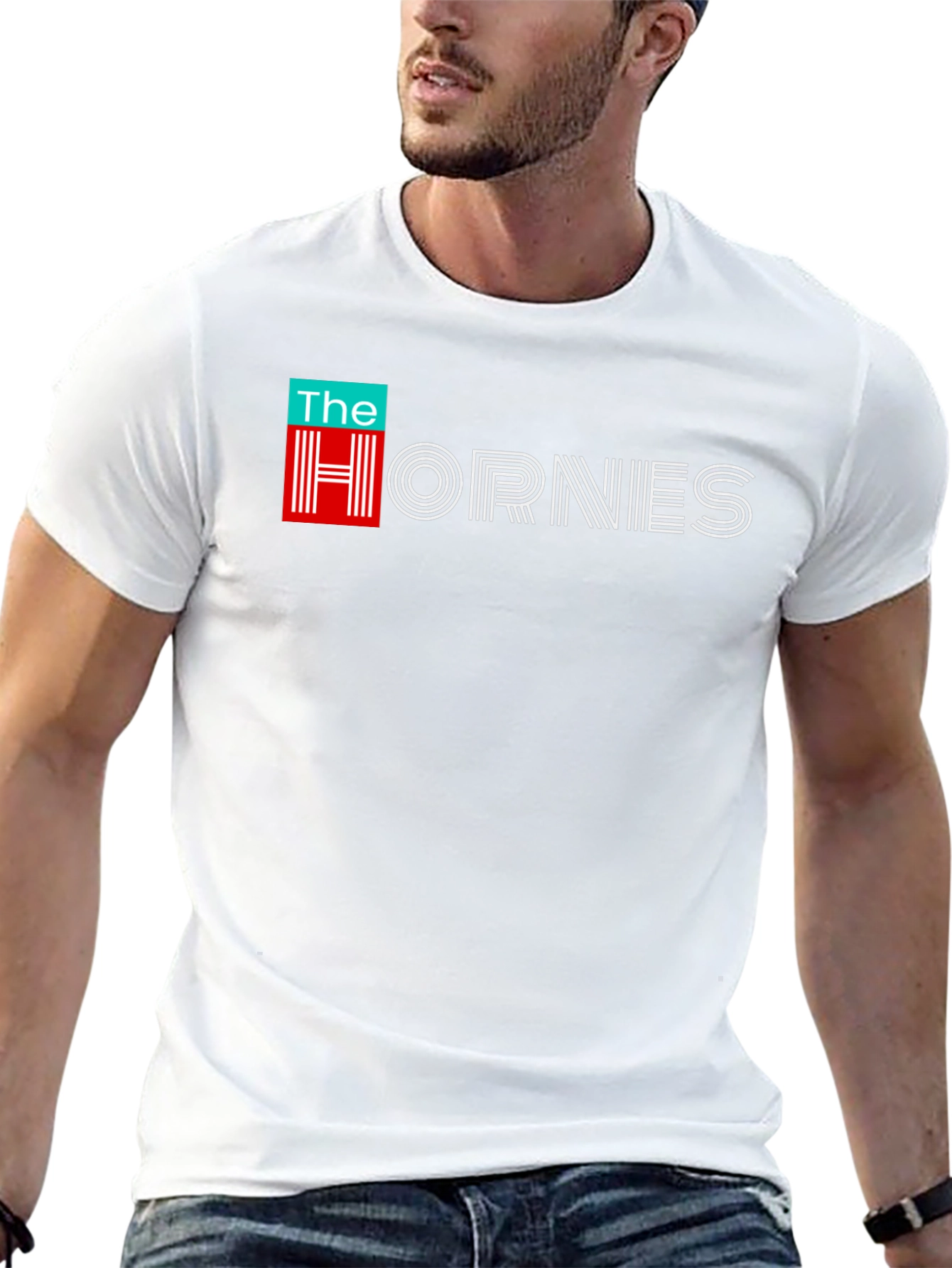 The Hornies Graphic T-Shirt - Bold Black Tee