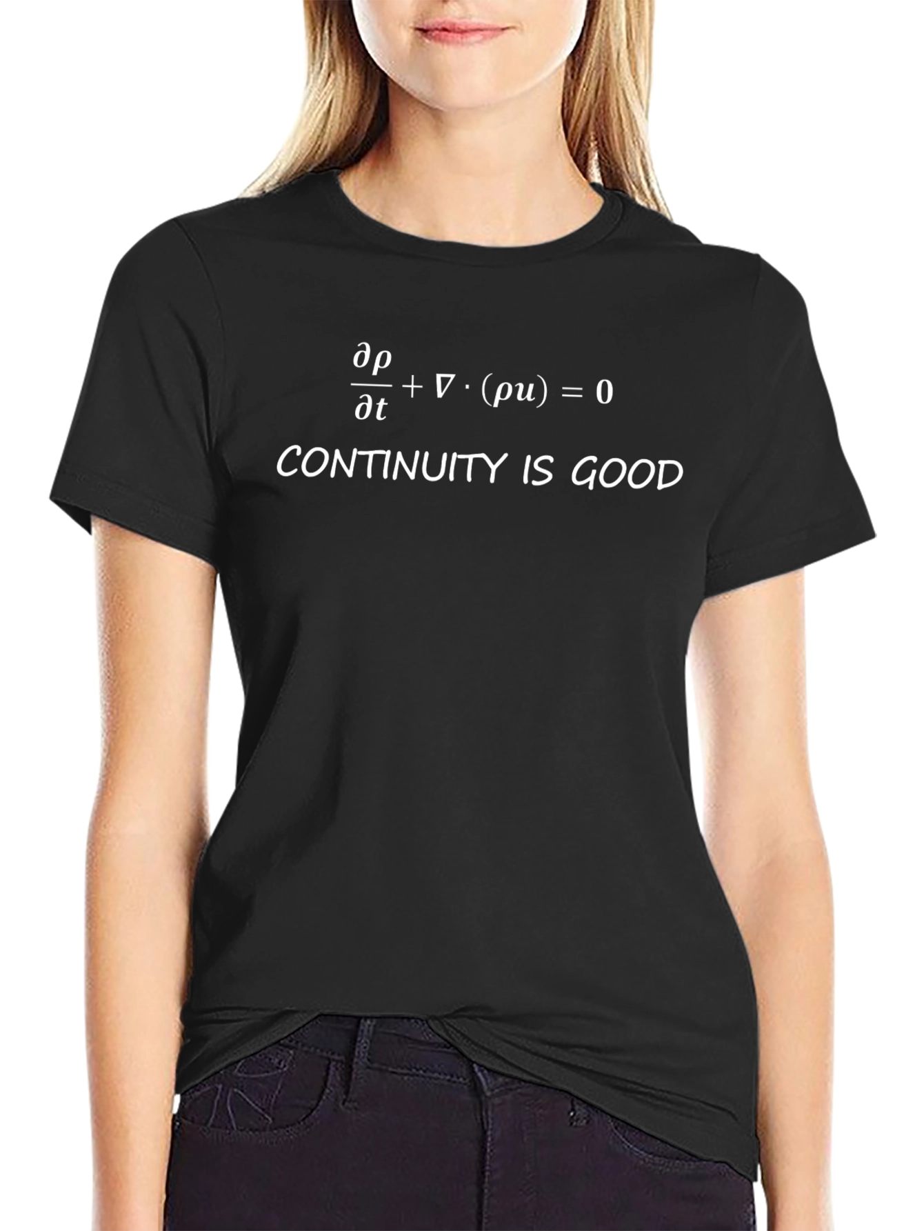 Continuity Is Good Equation Black T-Shirt